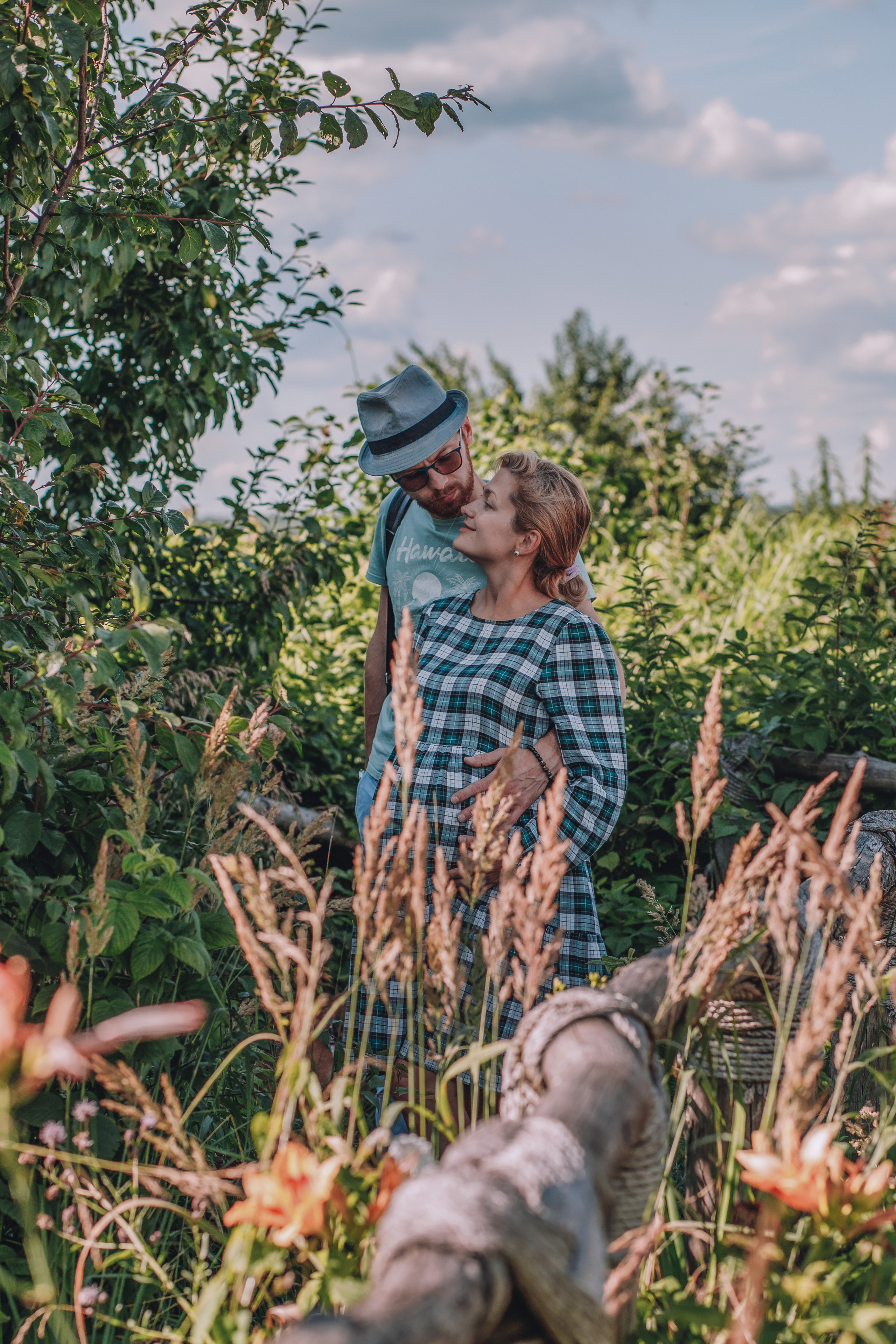 Съемка семейной пары с собакой. Семейный фотограф в Москве Наталья Чуб, заказать Фотокнигу
