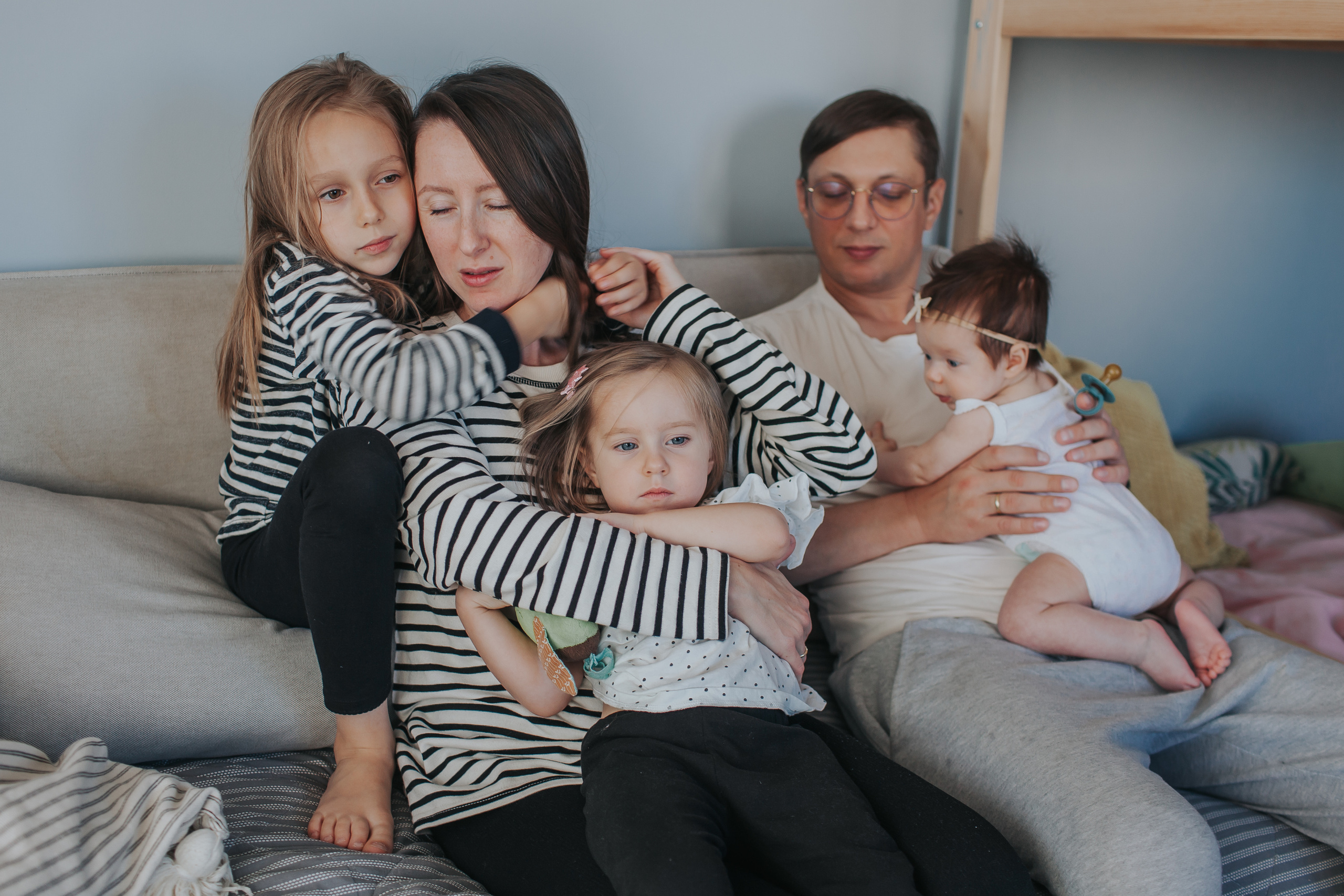 Семейная фотосессия дома. Семейный фотограф в Москве Наталья Чуб, заказать Фотокнигу