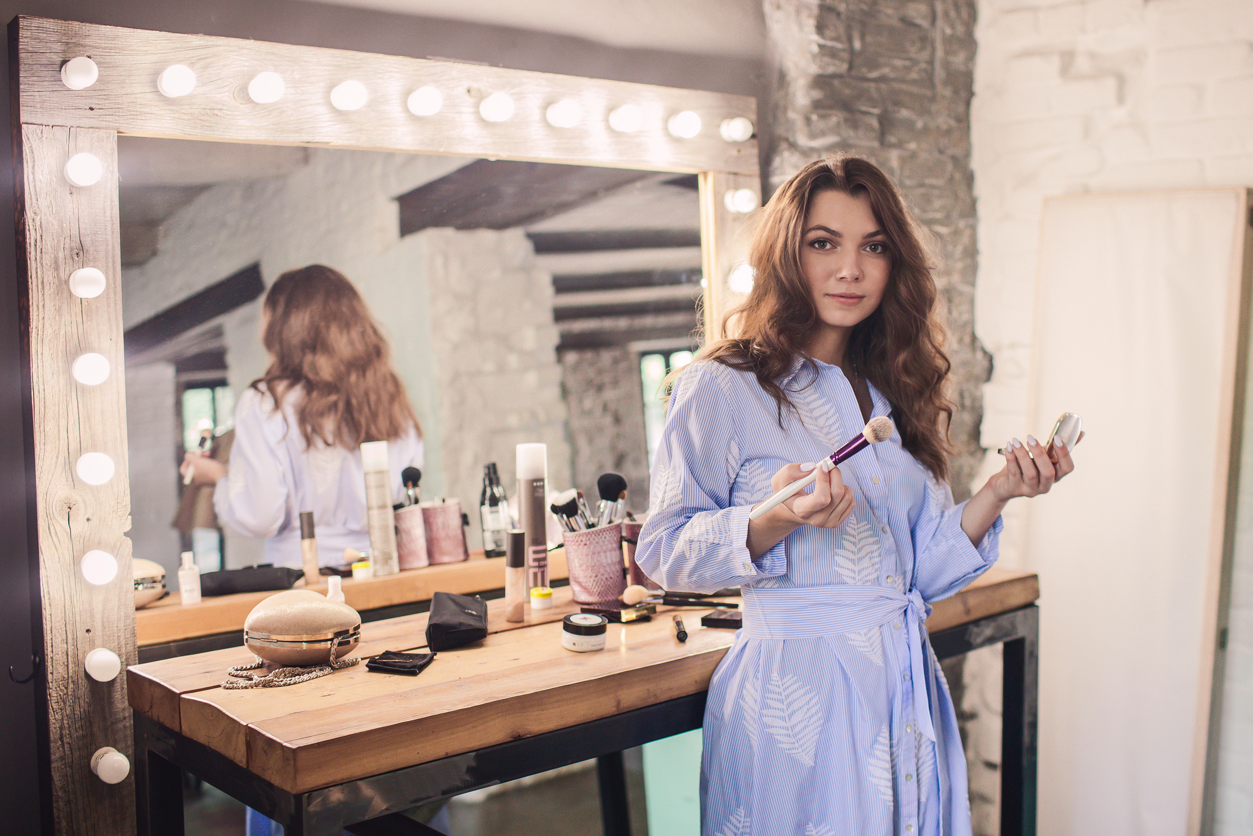 Фотосессия визажиста в студии