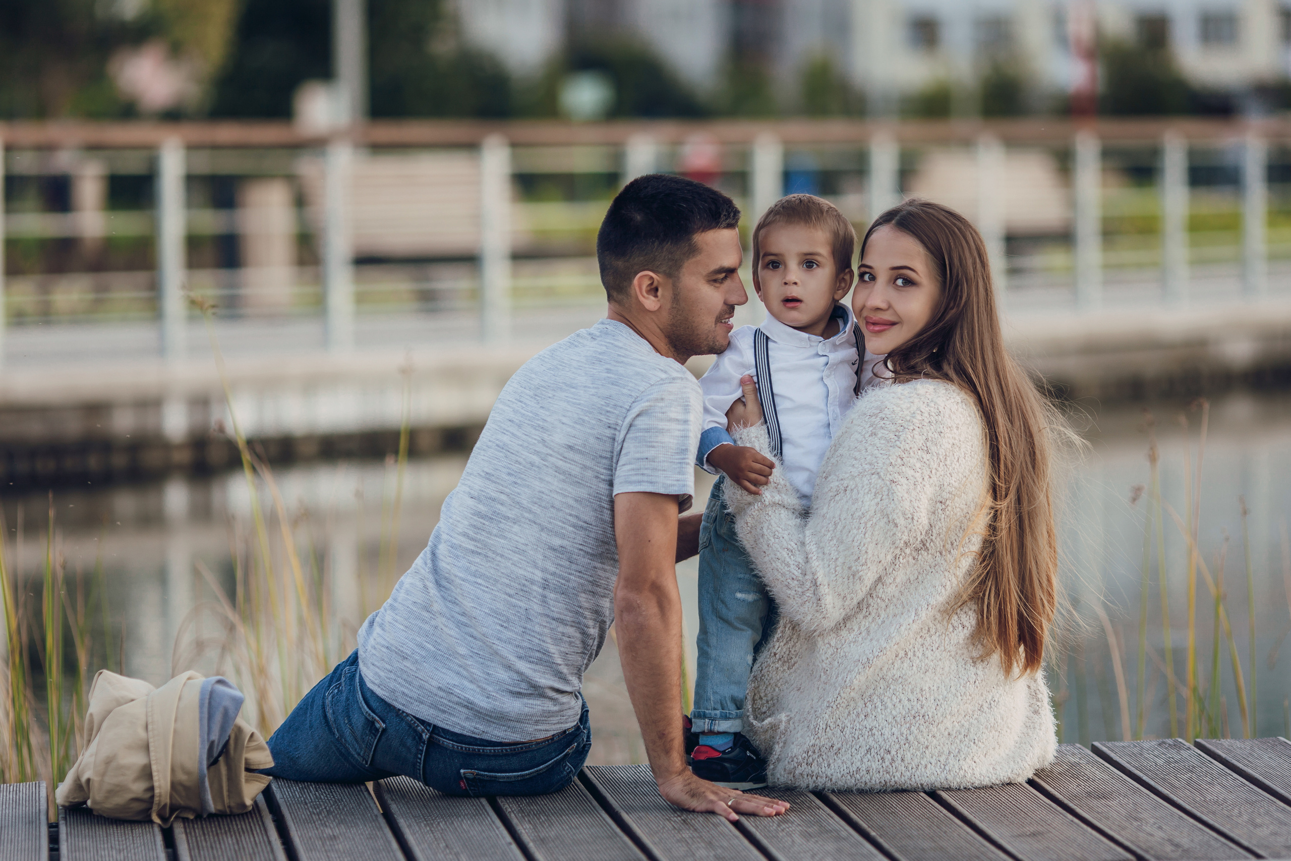 Семейная фотосессия в парке. Семейный фотограф в Москве Наталья Чуб, заказать Фотокнигу