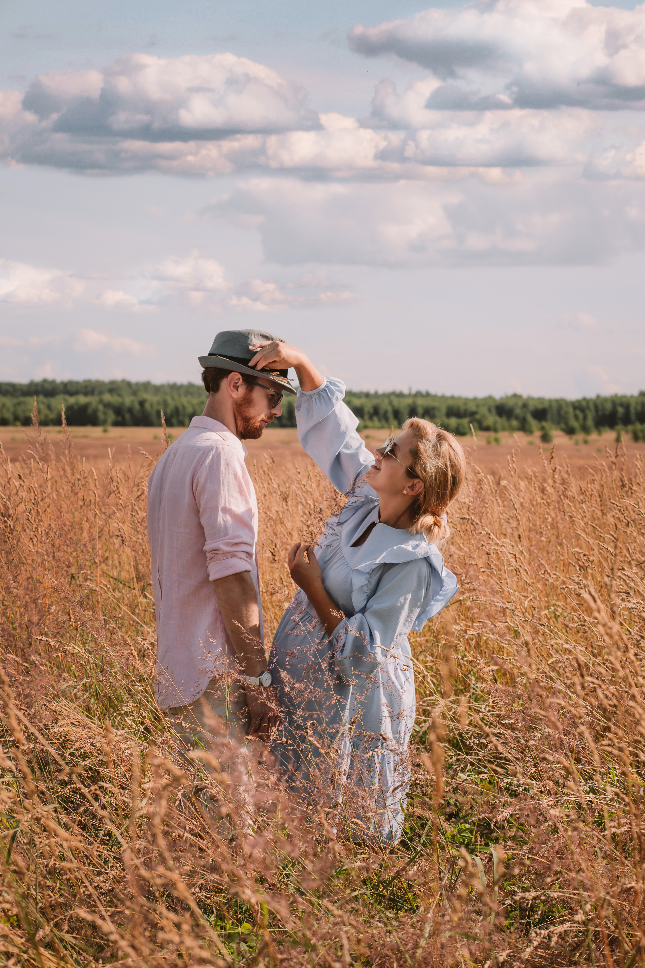 Съемка семейной пары с собакой. Семейный фотограф в Москве Наталья Чуб, заказать Фотокнигу