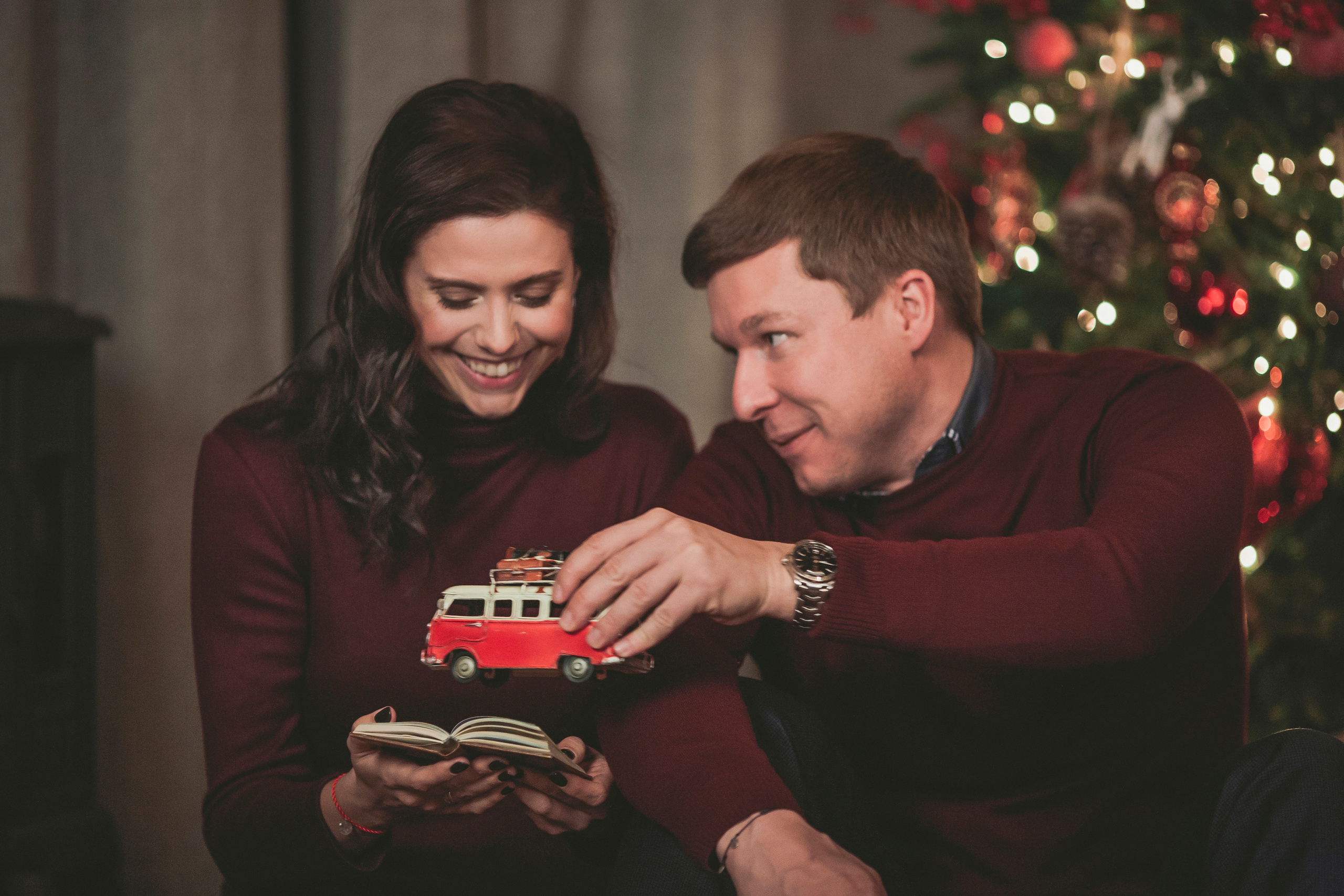 Новогодняя фотосессия в Шале, студия Мимика. Семейный фотограф в Москве Наталья Чуб, заказать Фотокнигу