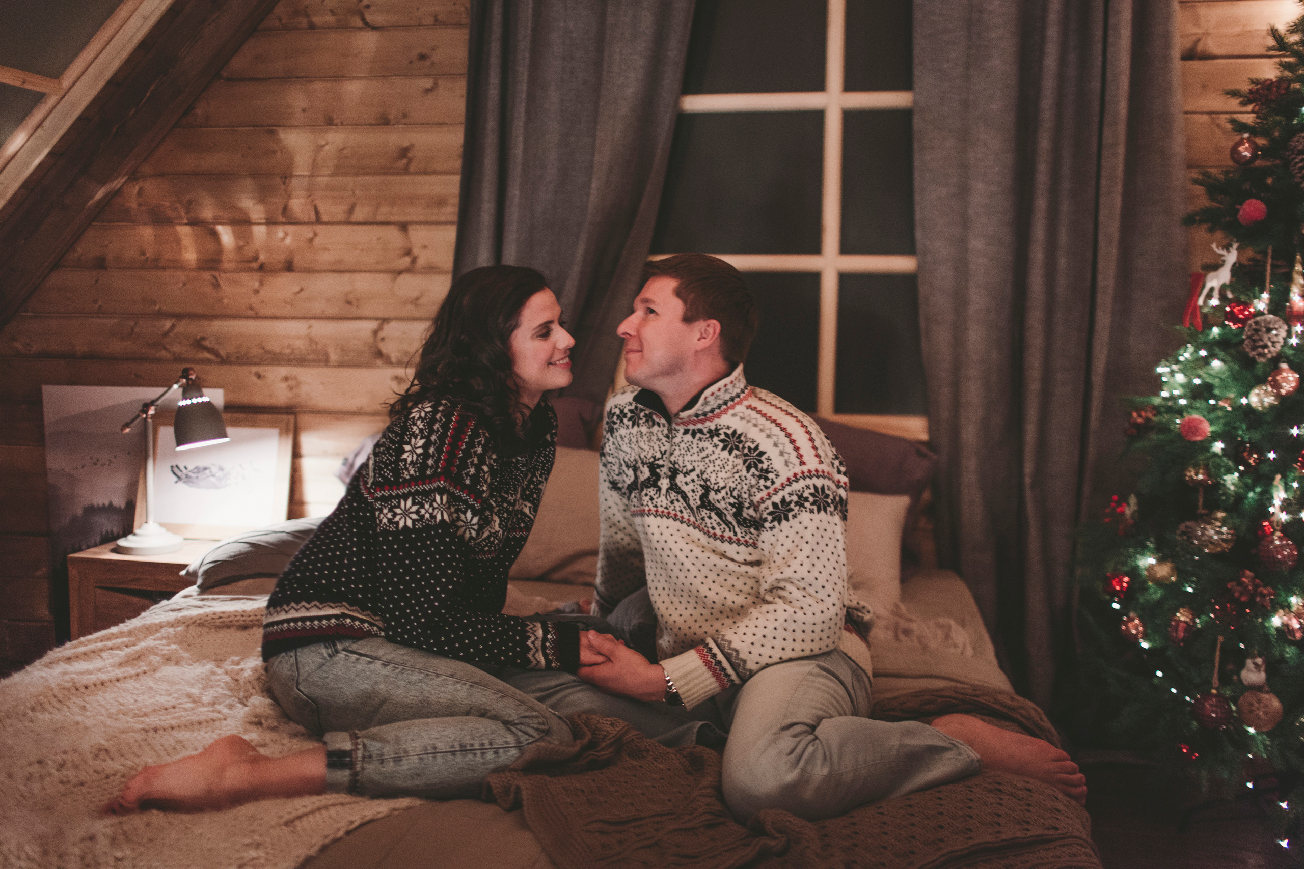 Новогодняя фотосессия в Шале, студия Мимика. Семейный фотограф в Москве Наталья Чуб, заказать Фотокнигу