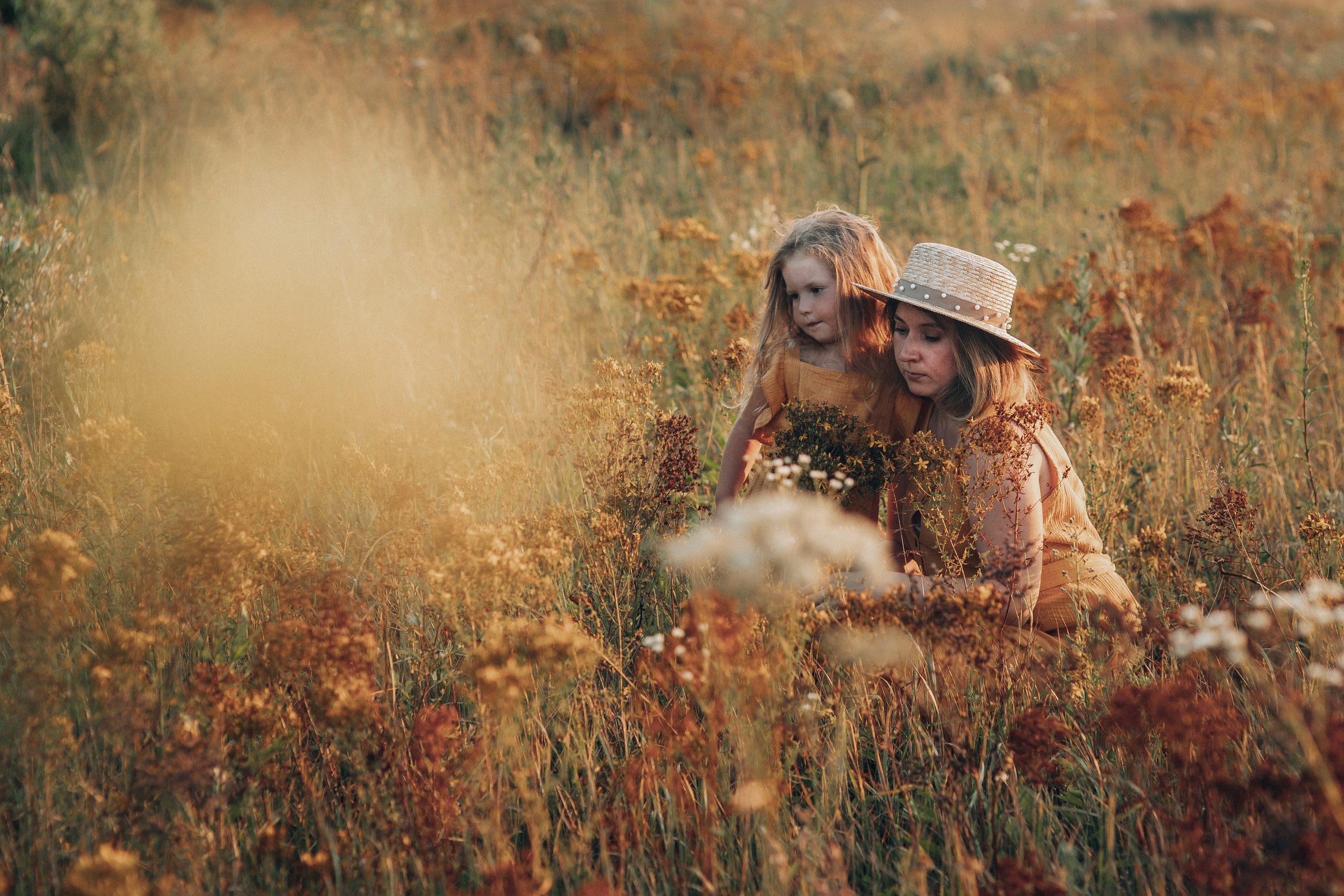 Съемка в поле горчичного цвета. Семейный фотограф в Москве Наталья Чуб, заказать Фотокнигу