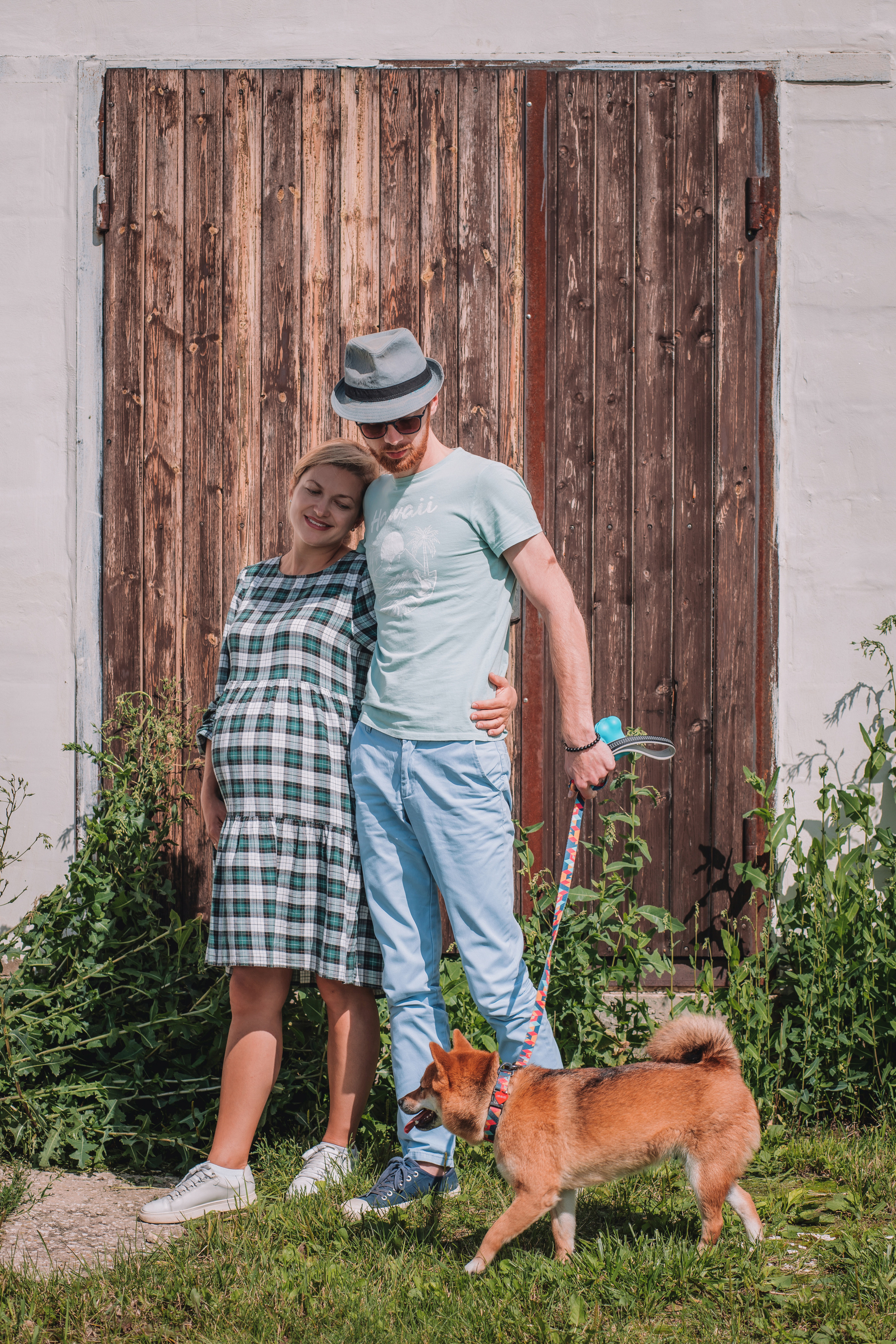 Съемка семейной пары с собакой. Семейный фотограф в Москве Наталья Чуб, заказать Фотокнигу