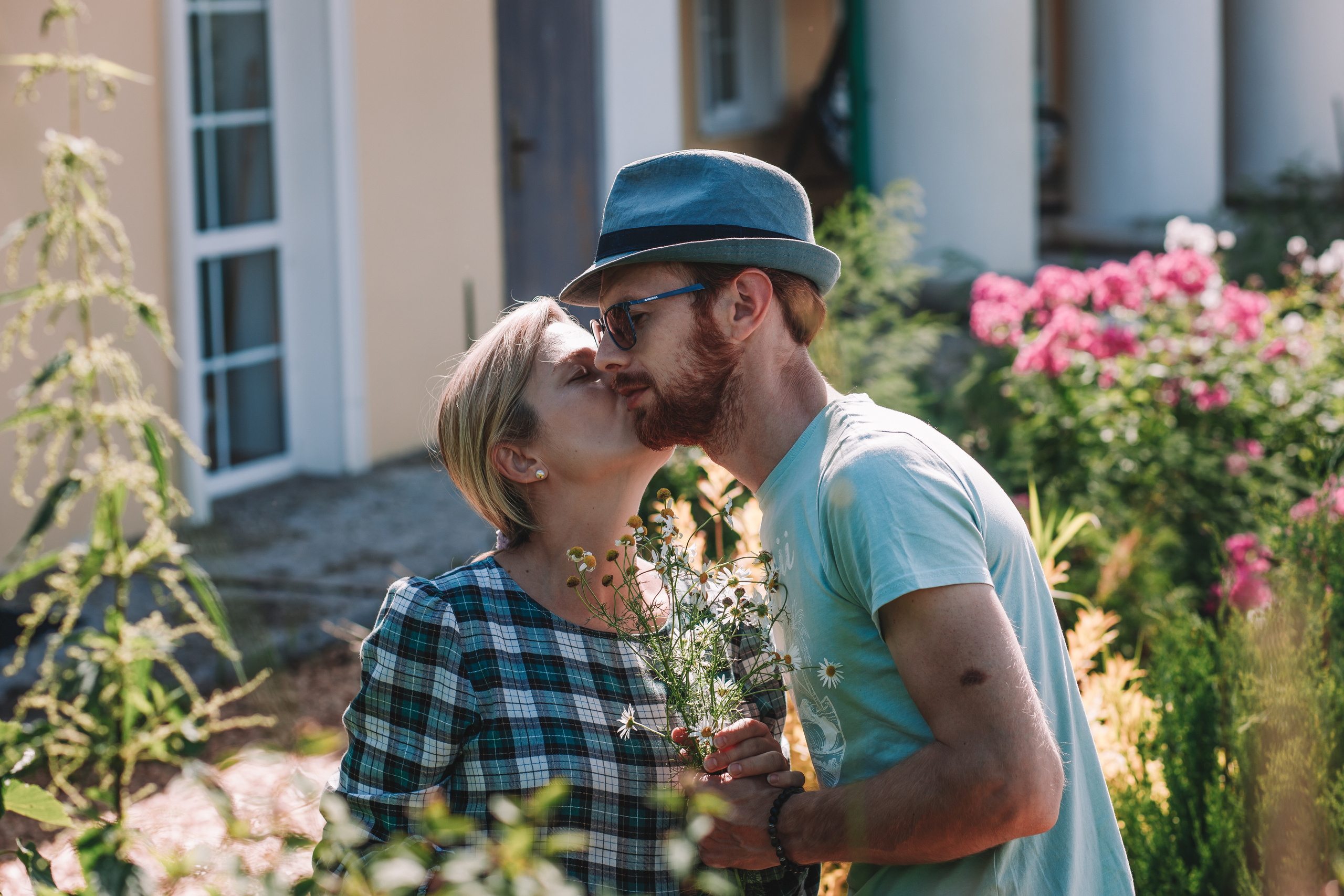 Съемка семейной пары с собакой. Семейный фотограф в Москве Наталья Чуб, заказать Фотокнигу