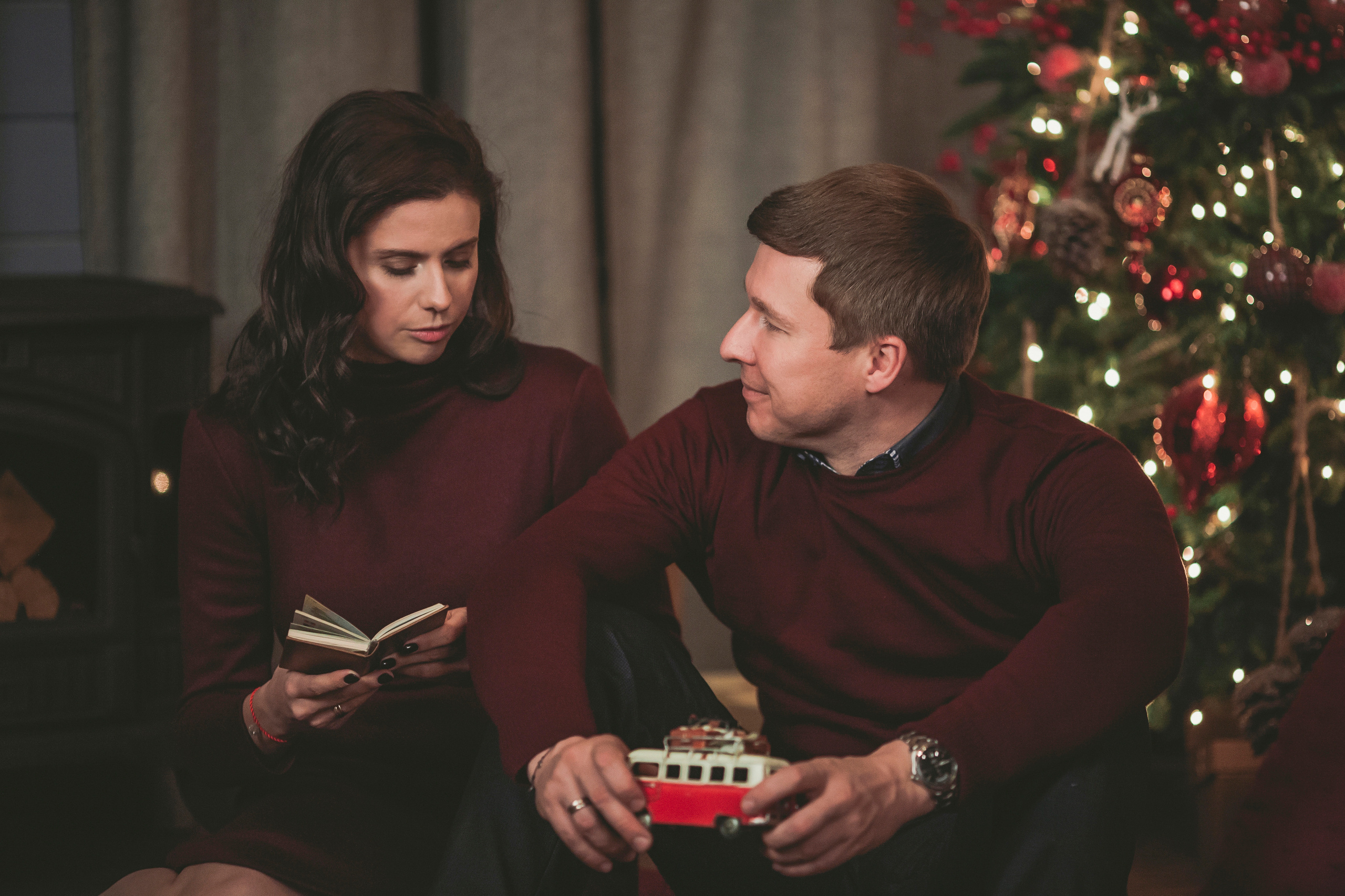 Новогодняя фотосессия в Шале, студия Мимика. Семейный фотограф в Москве Наталья Чуб, заказать Фотокнигу