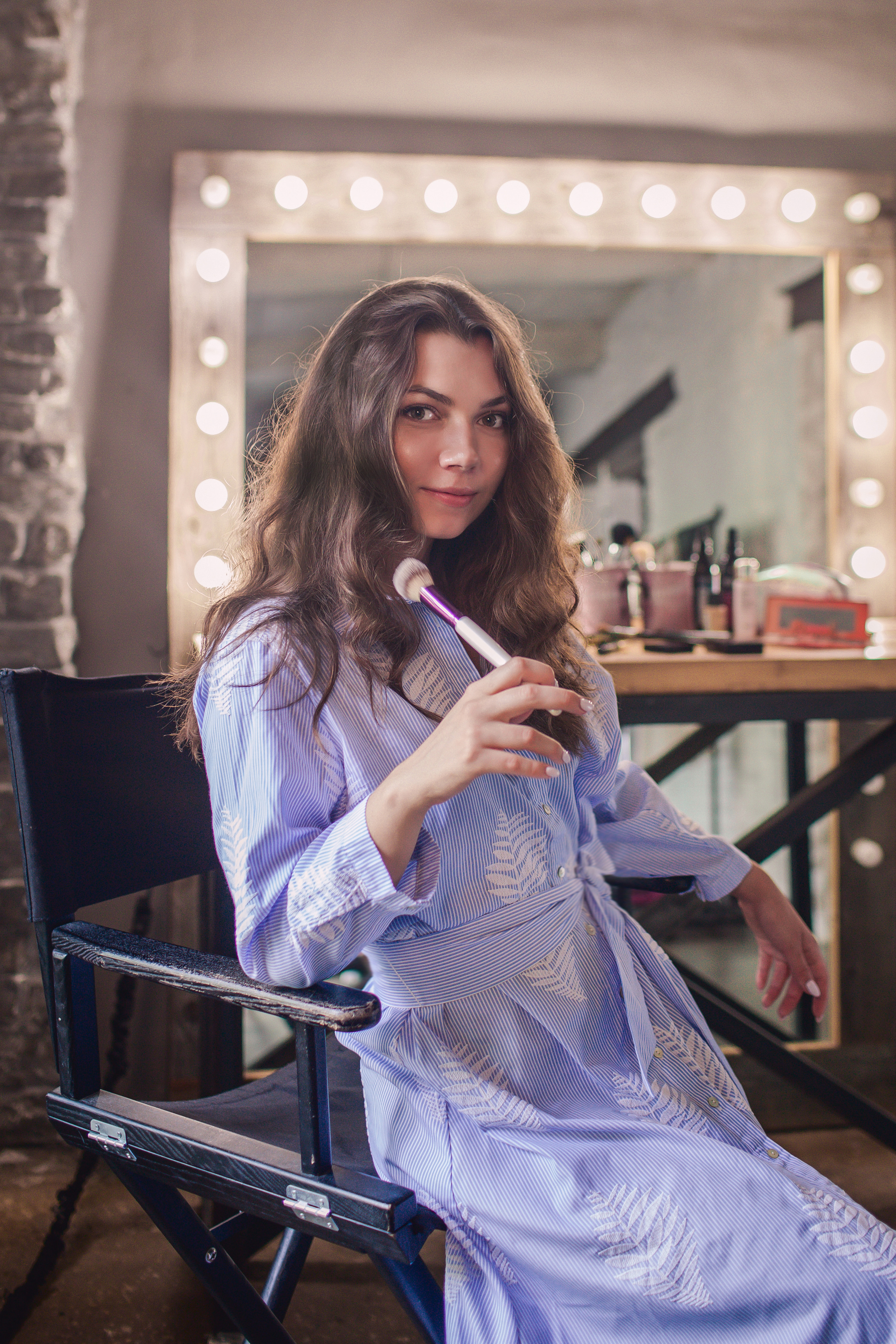 Фотосессия визажиста в студии