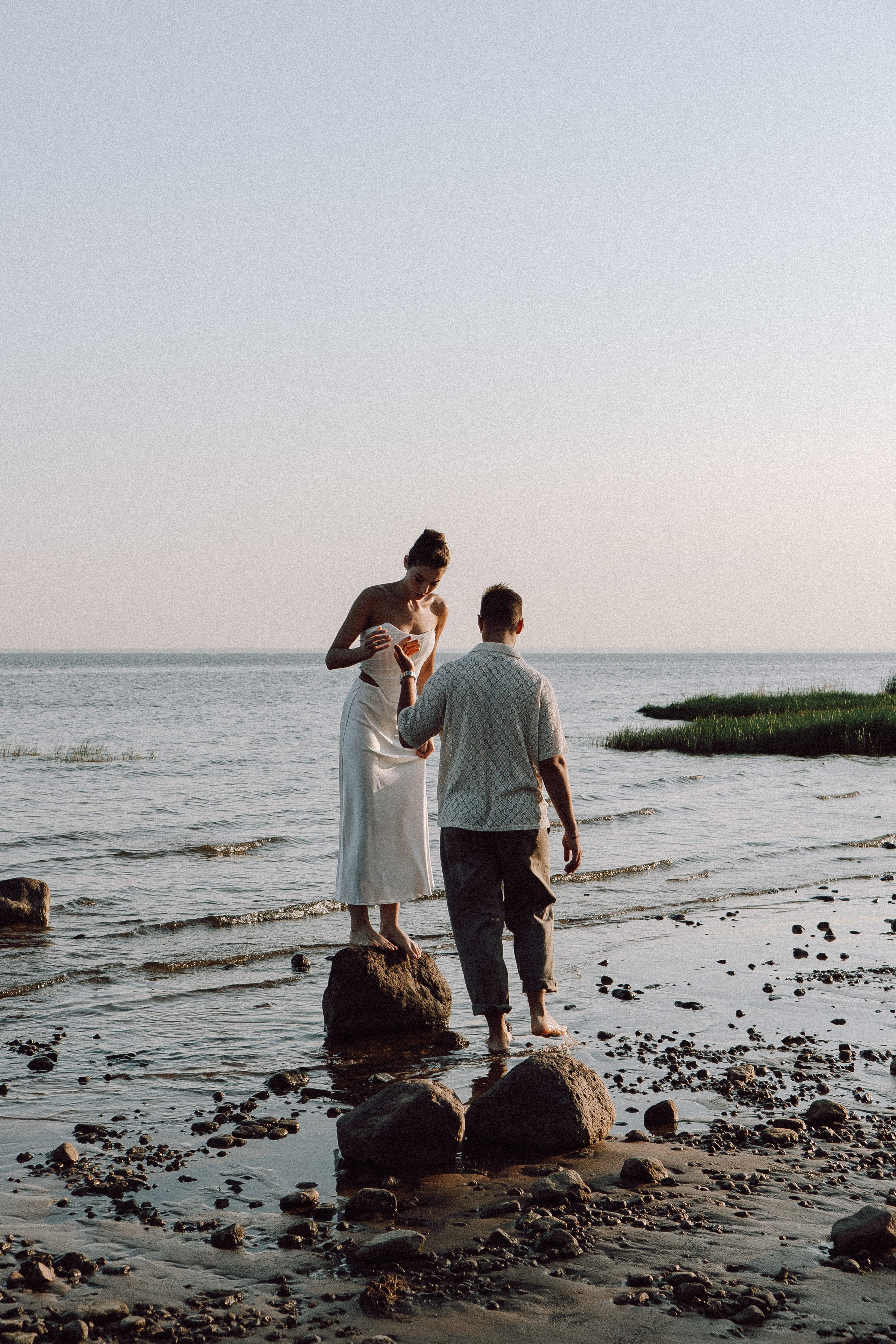 СВАДЕБНАЯ ФОТОСЕССИЯ ВЫЕЗДНОЙ ЦЕРЕМОНИИ (ФИНСКИЙ ЗАЛИВ). Профессиональный фотограф, Санкт-Петербург — Виктория Богомолова