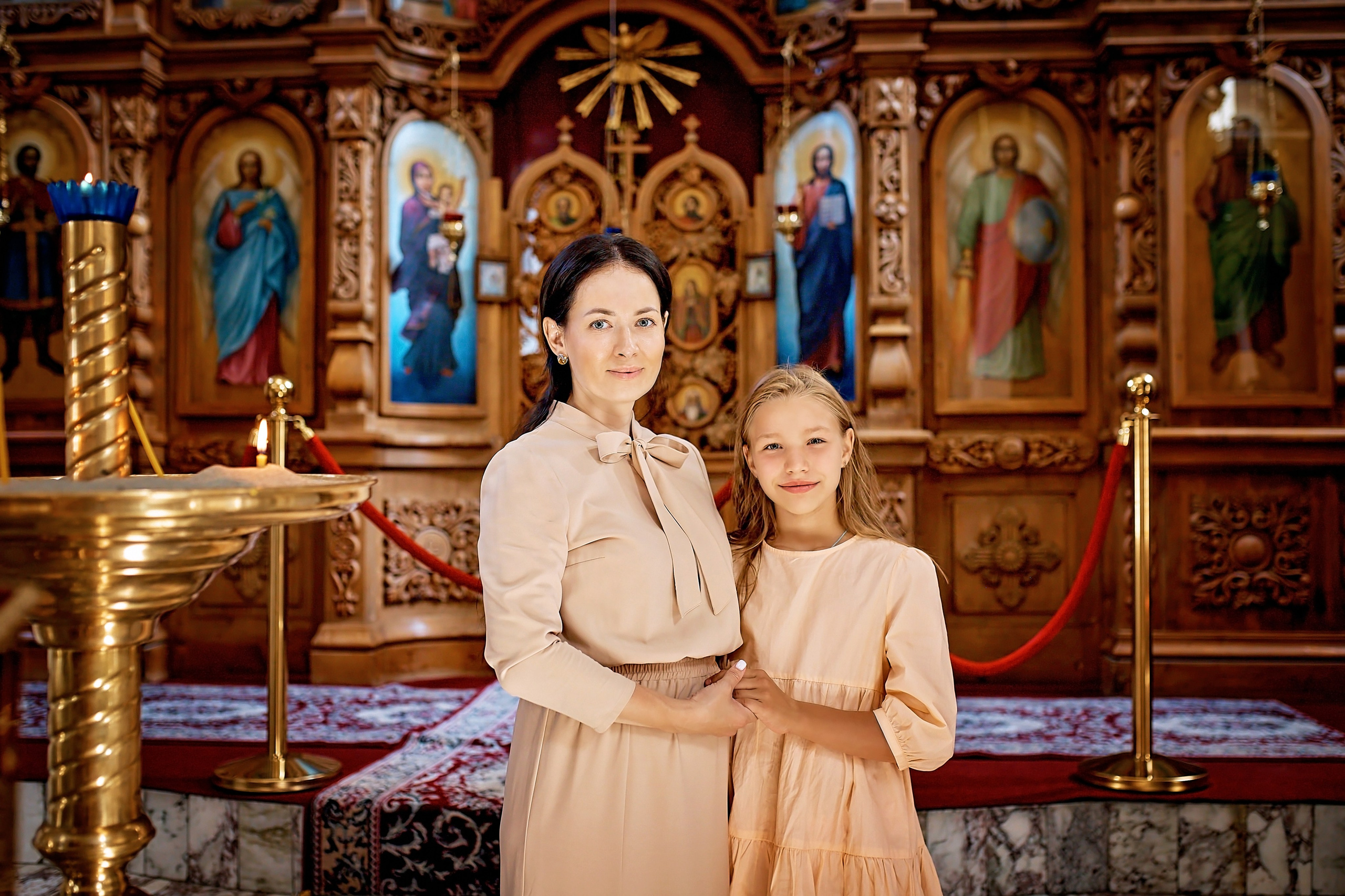 Таинство Крещения Анны Александро-Невский храм. Фотограф на Крещение и Венчание в Барнауле