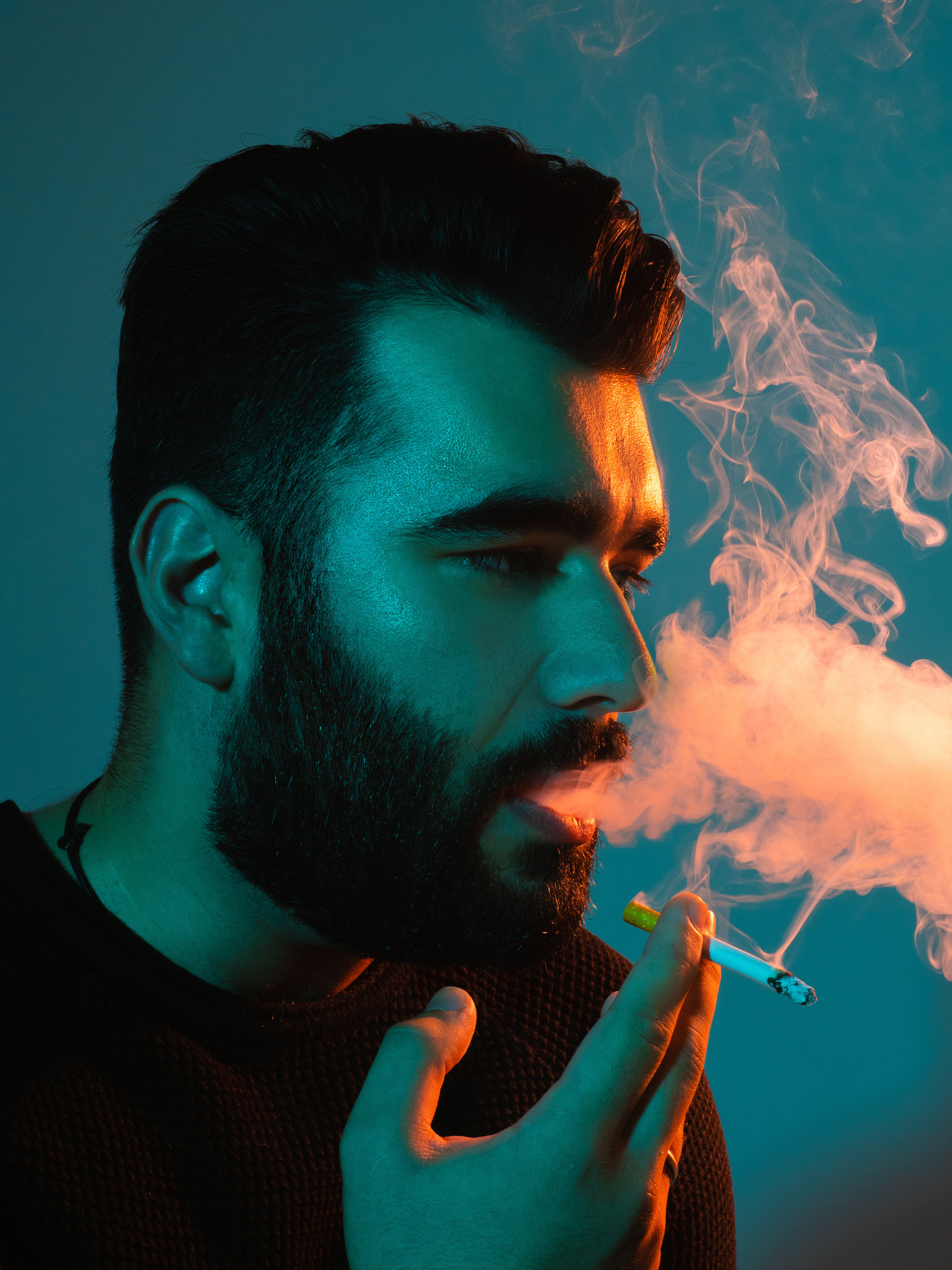 Мужской студийный портрет. Свадебный и репортажный фотограф Элина Козырьянова