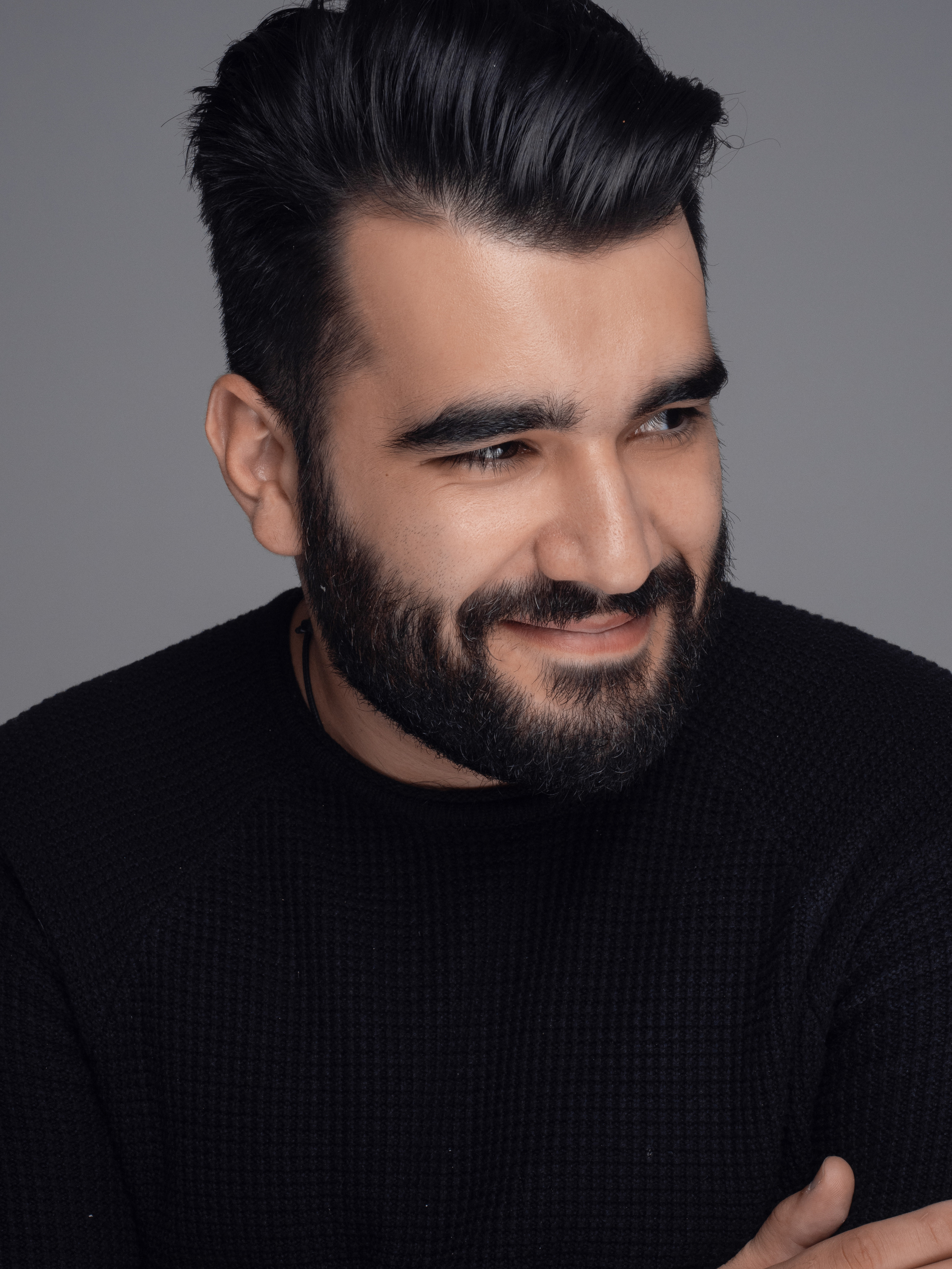 Мужской студийный портрет. Свадебный и репортажный фотограф Элина Козырьянова