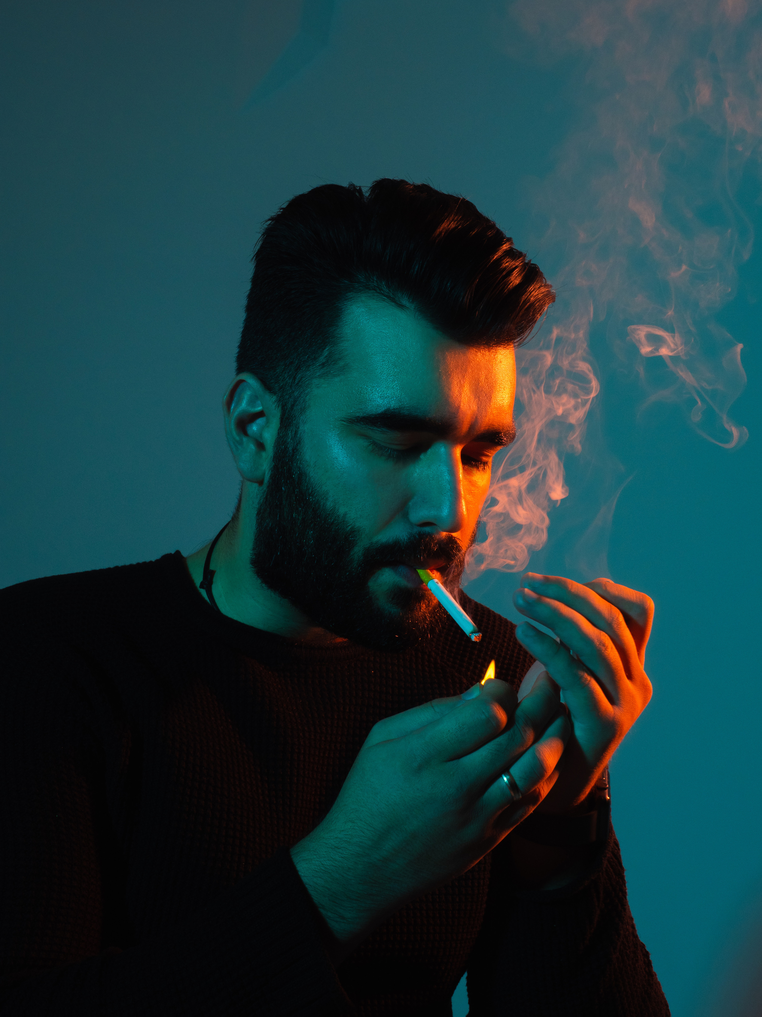 Мужской студийный портрет. Свадебный и репортажный фотограф Элина Козырьянова