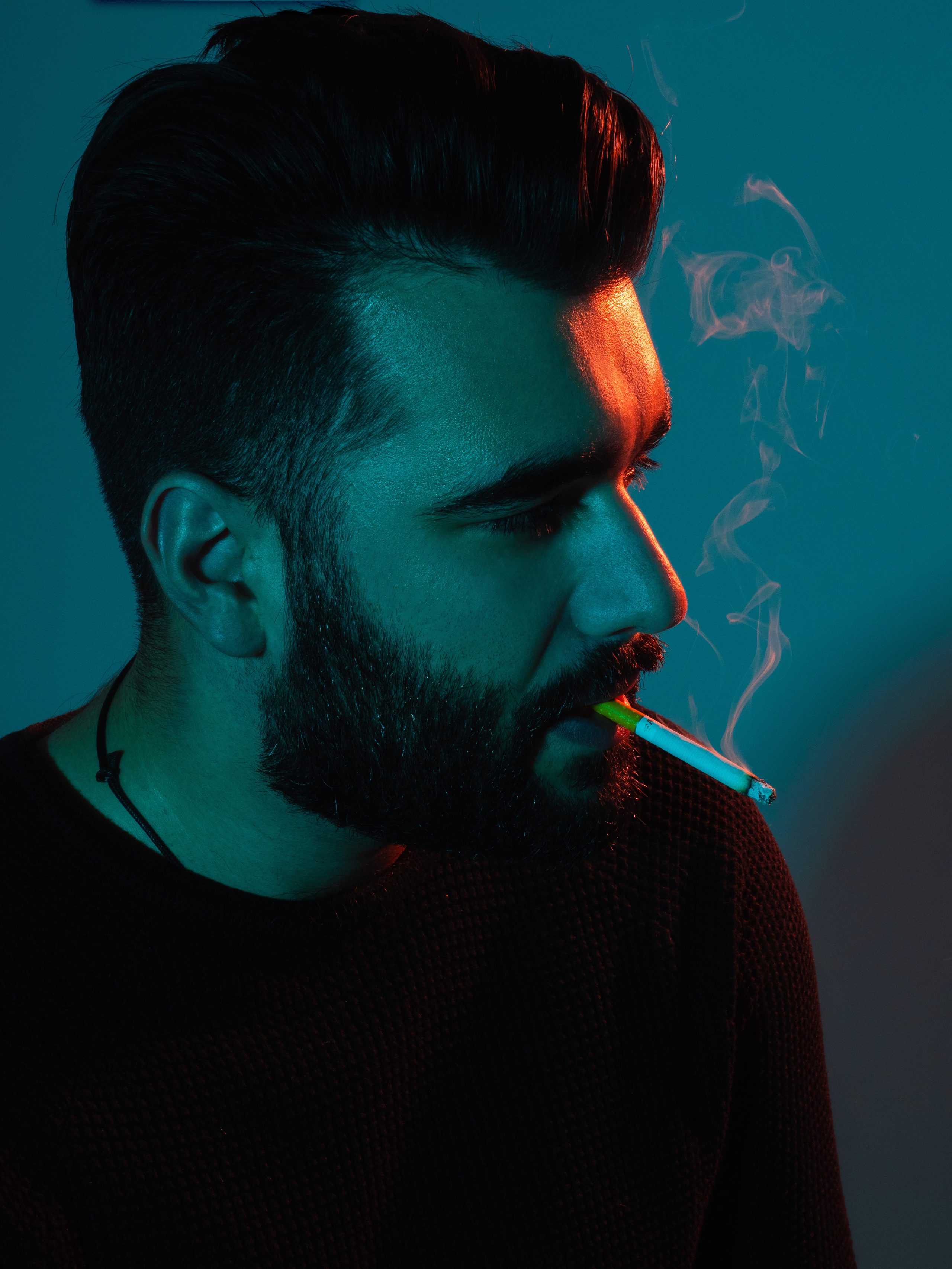 Мужской студийный портрет. Свадебный и репортажный фотограф Элина Козырьянова