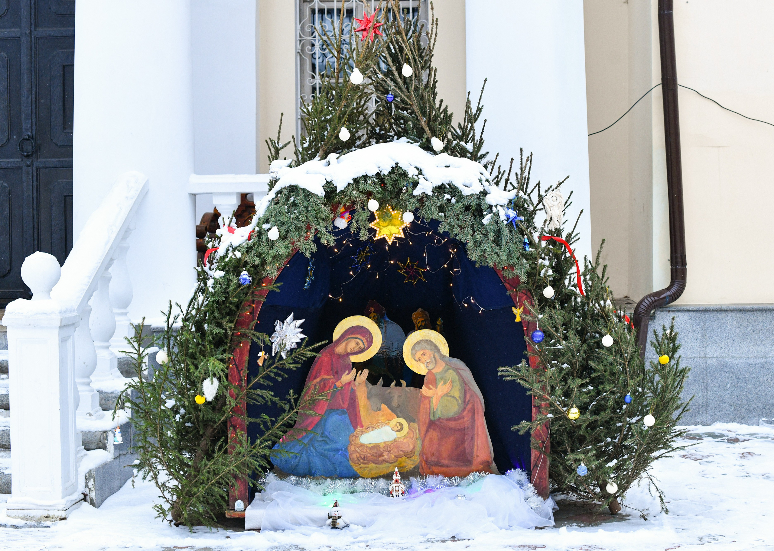 Крещение Анны. Храм Зосимы и Савватия. Гольяново. Свадебный и портретный фотограф в Москве Галина Борисова