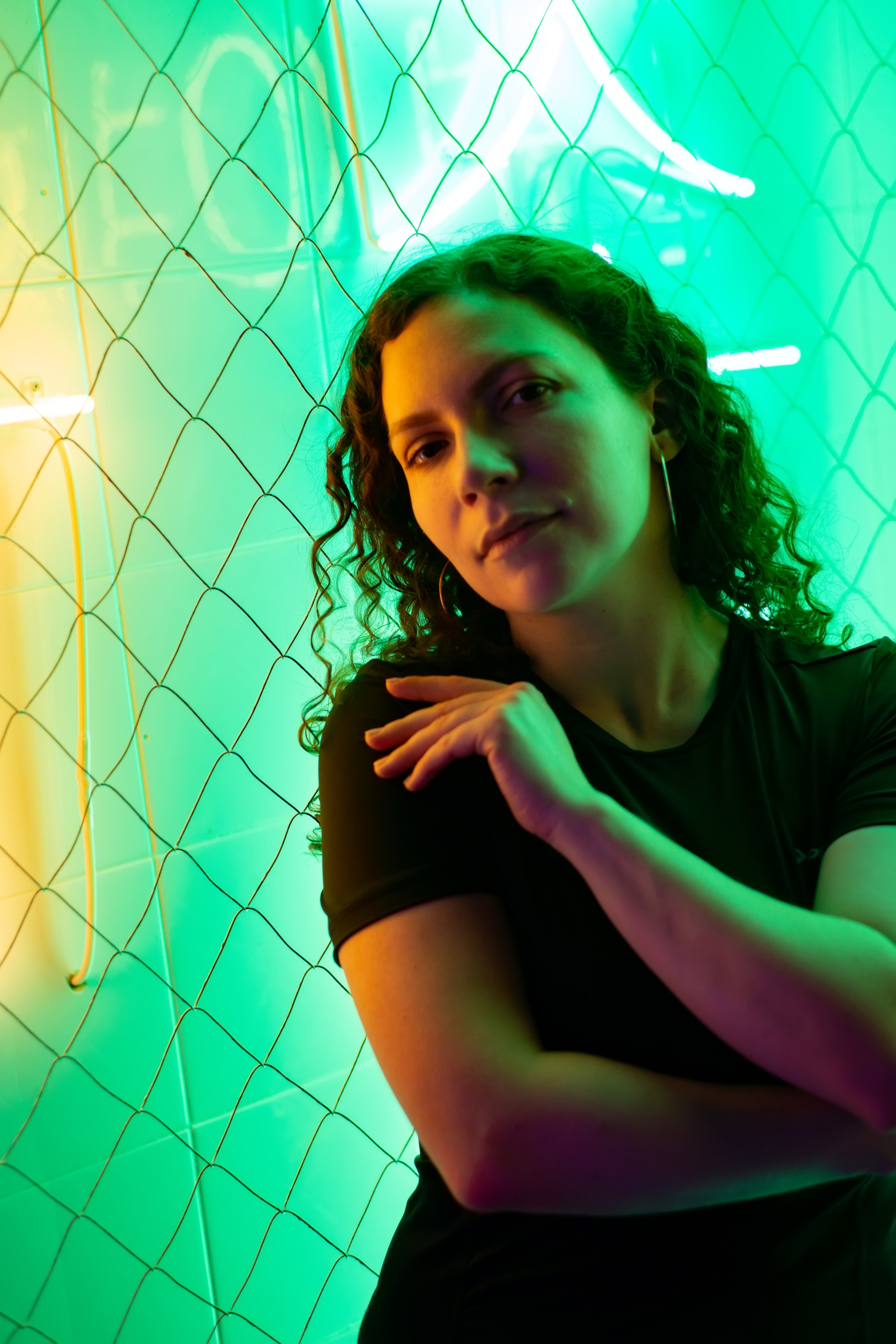 Анна в стиле киберпанк. Фотограф и дизайнер в Москве Екатерина Лобачева