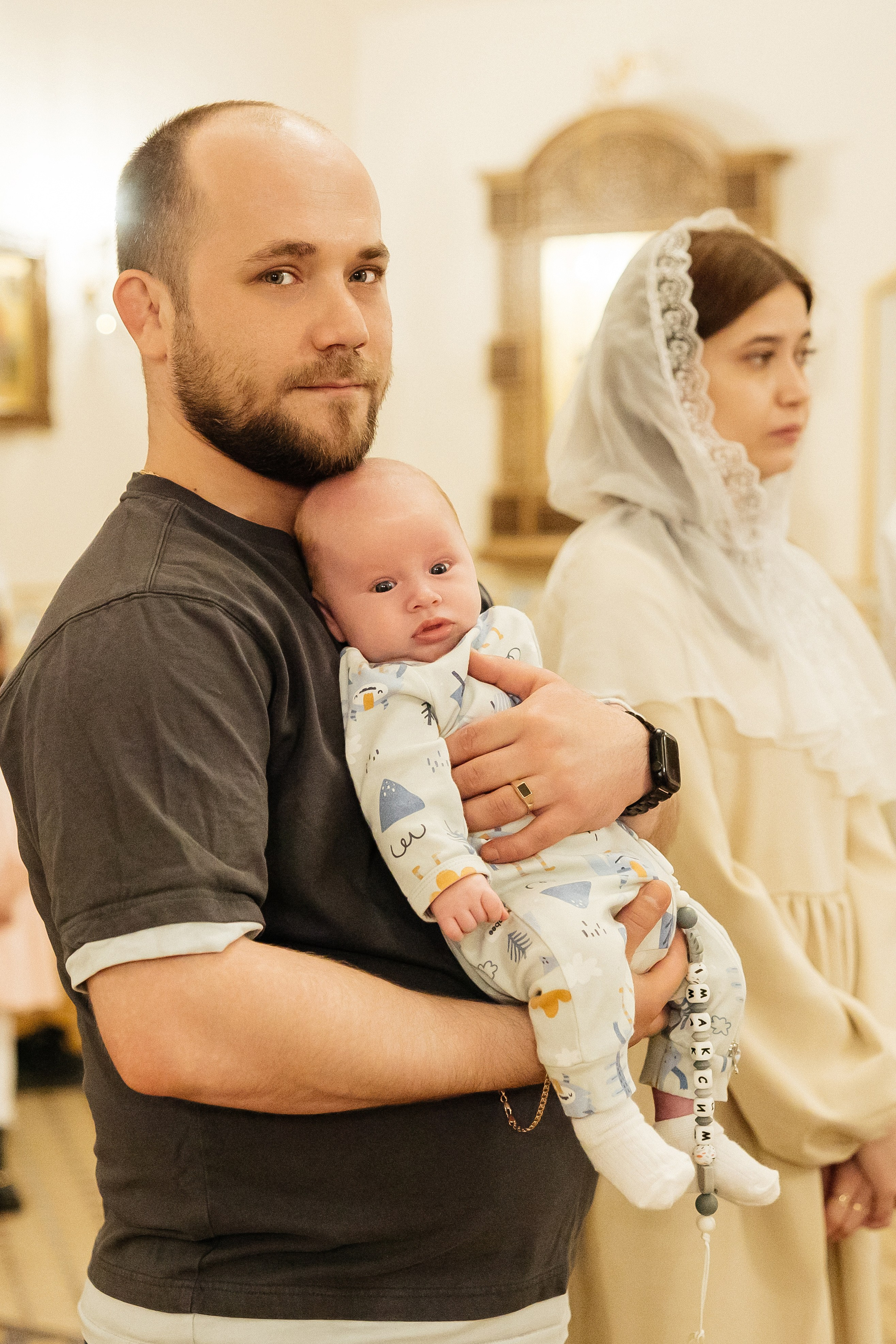 Таинство Крещения Максима и Александра. Храм Покрова Пресвятой Богородицы