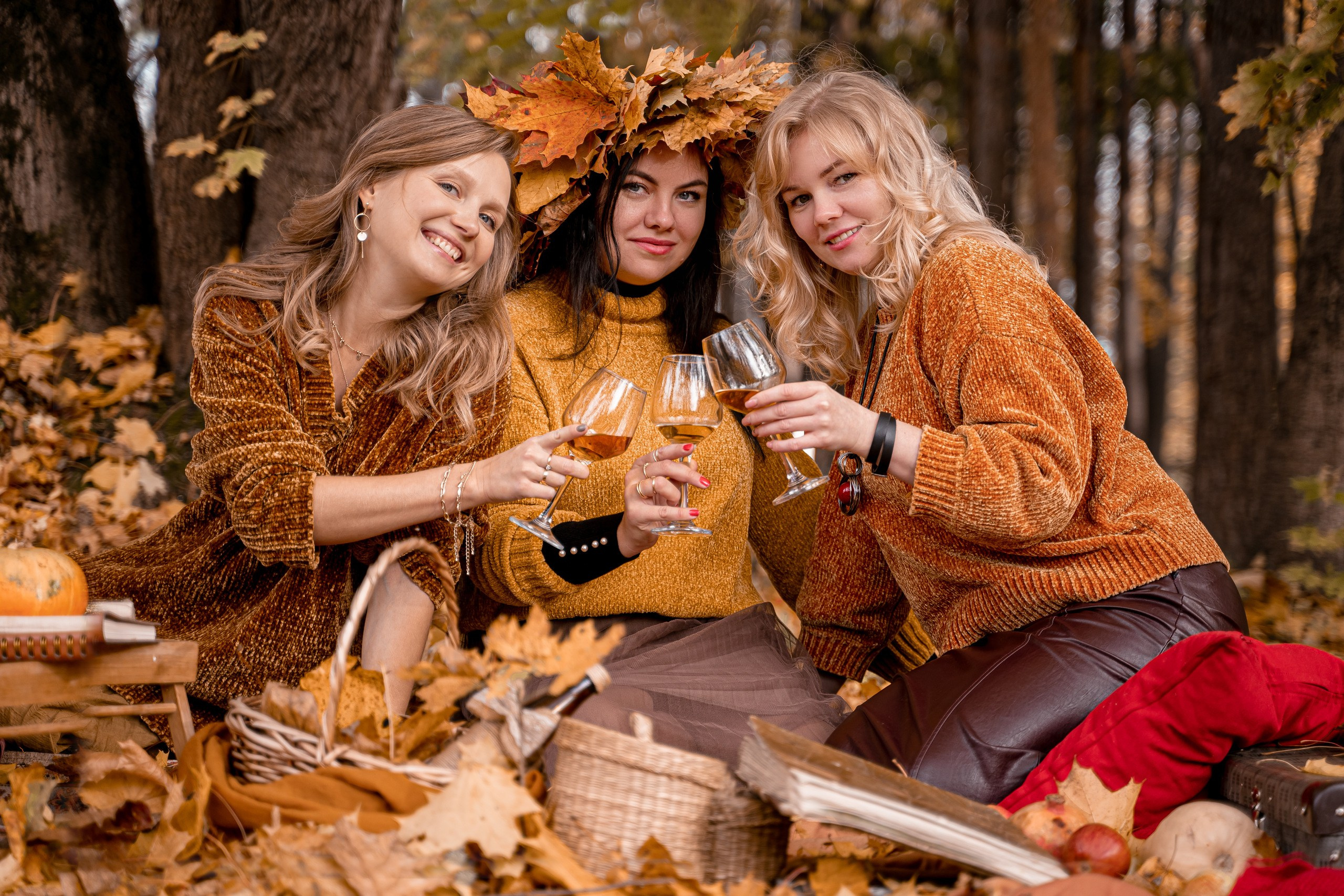 Осенний девичник. Портретный фотограф в Москве Юлия Красовская
