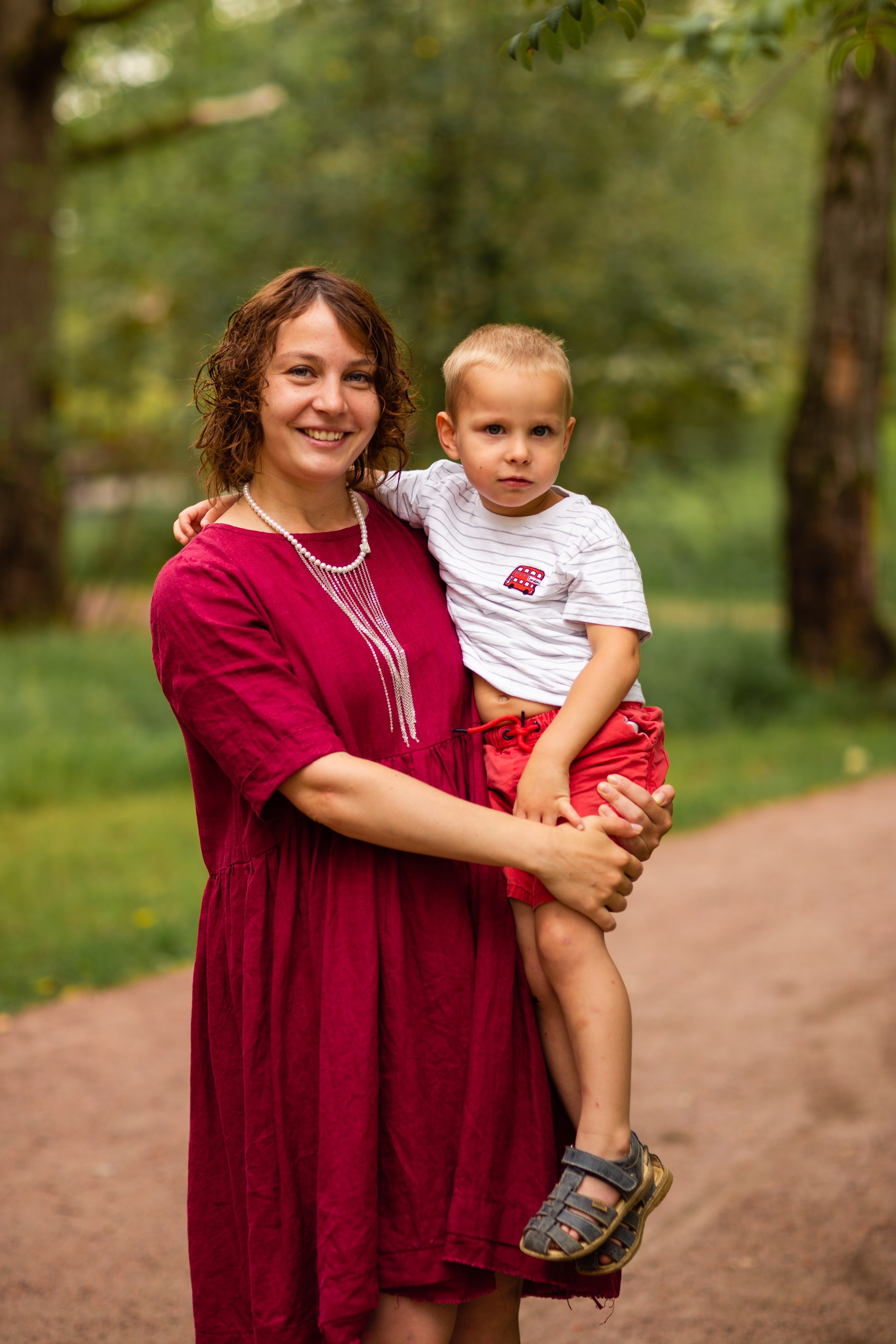Семейная прогулка в парке. Семейный фотограф Фрязино Зрячева Кристина
