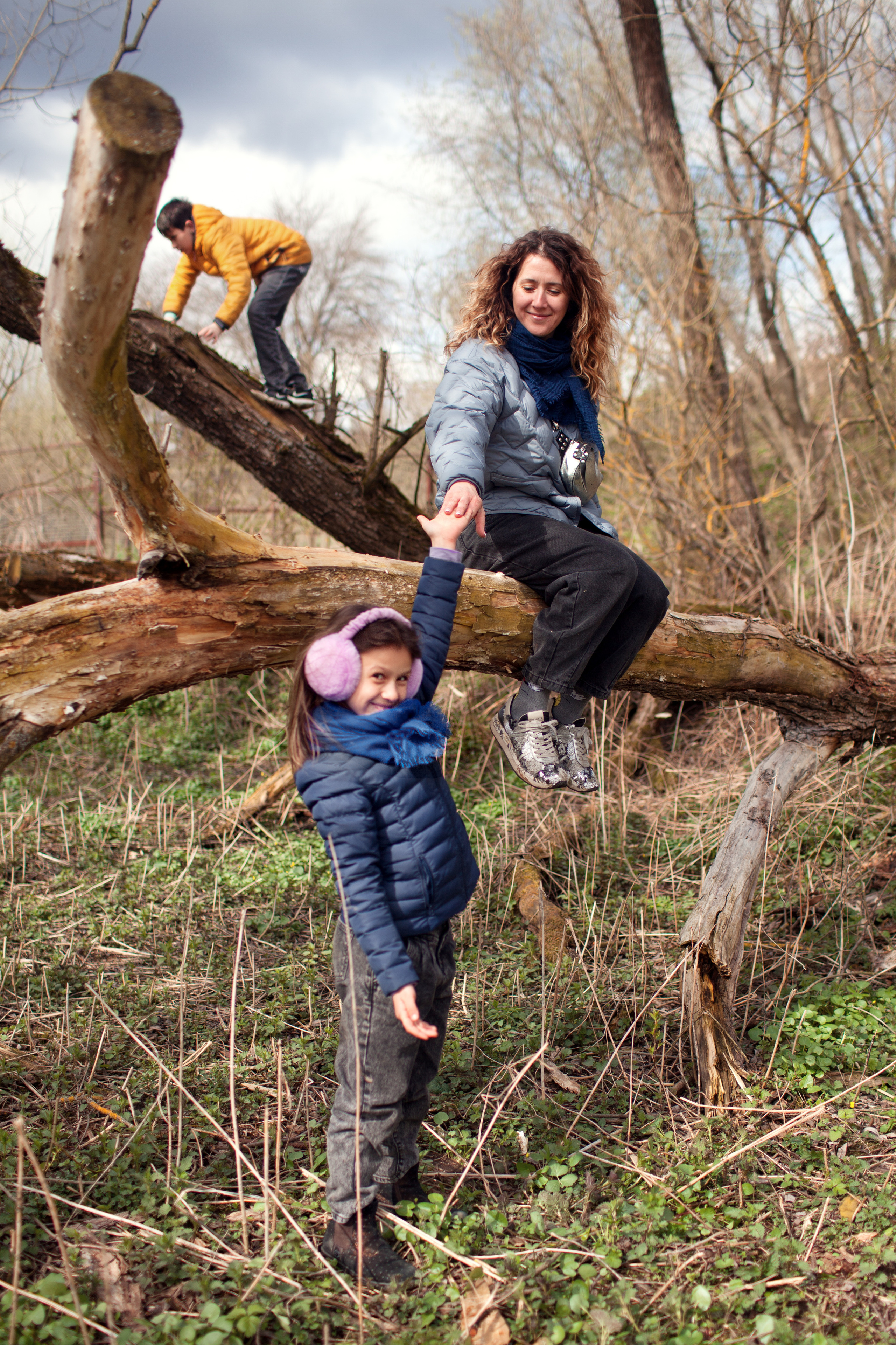 Алла, Гордей и Амелия. Парк Птиц. Детский и семейный фотограф в Москве и московской области Елена Титова