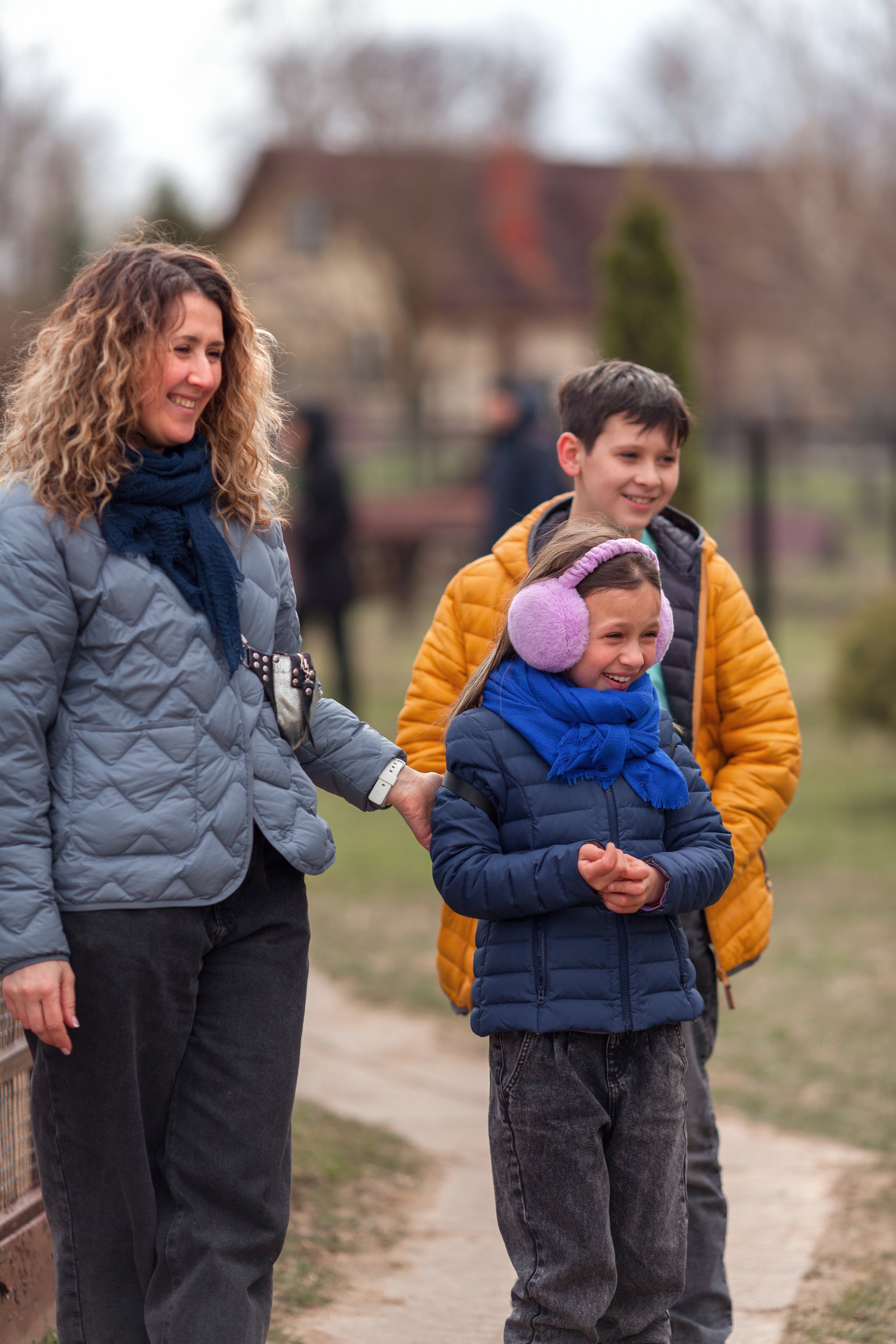 Алла, Гордей и Амелия. Парк Птиц. Детский и семейный фотограф в Москве и московской области Елена Титова