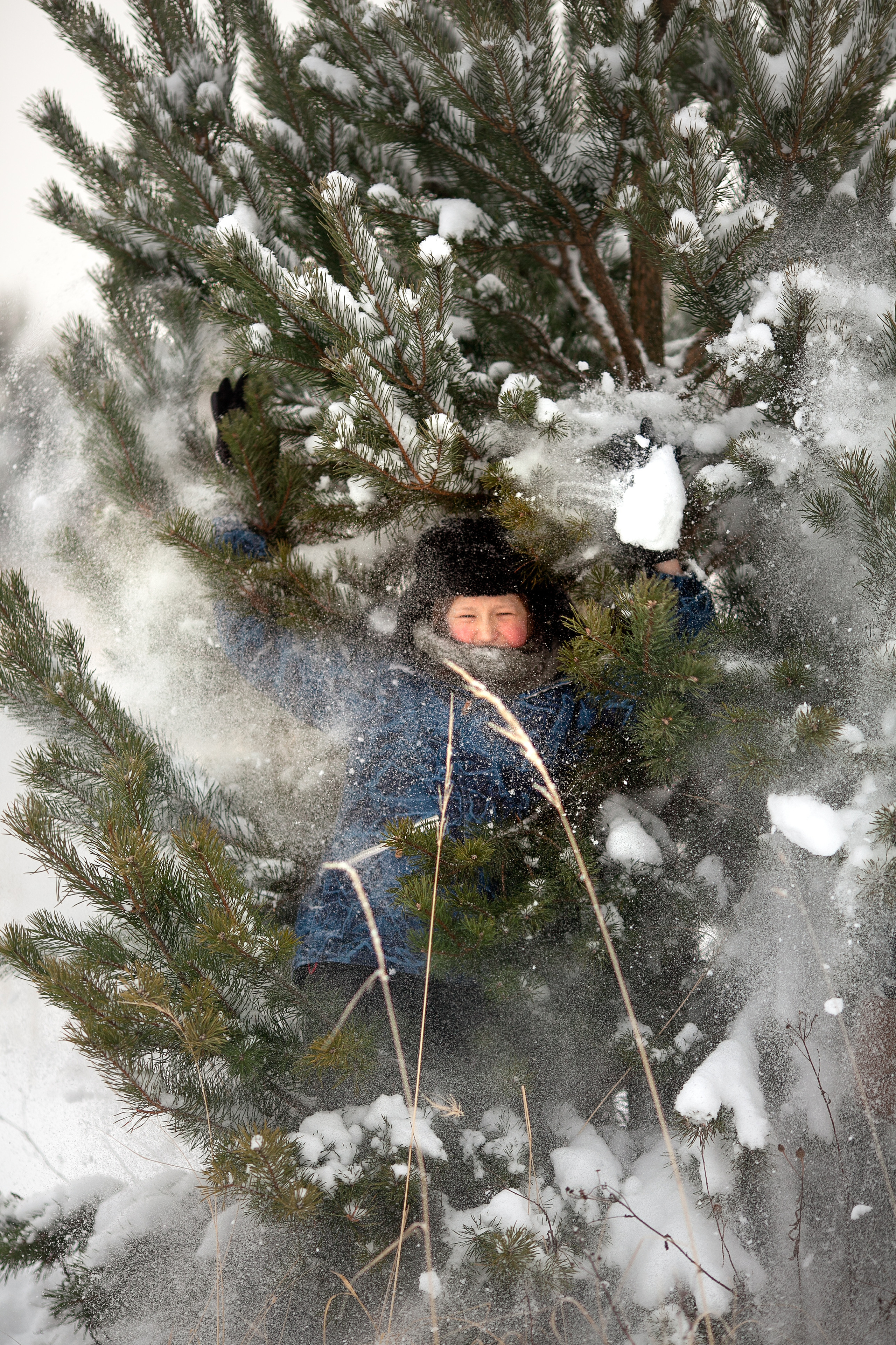 Четыре дружеские семьи. Зимний хоккей на озере. Детский и семейный фотограф в Москве и московской области Елена Титова