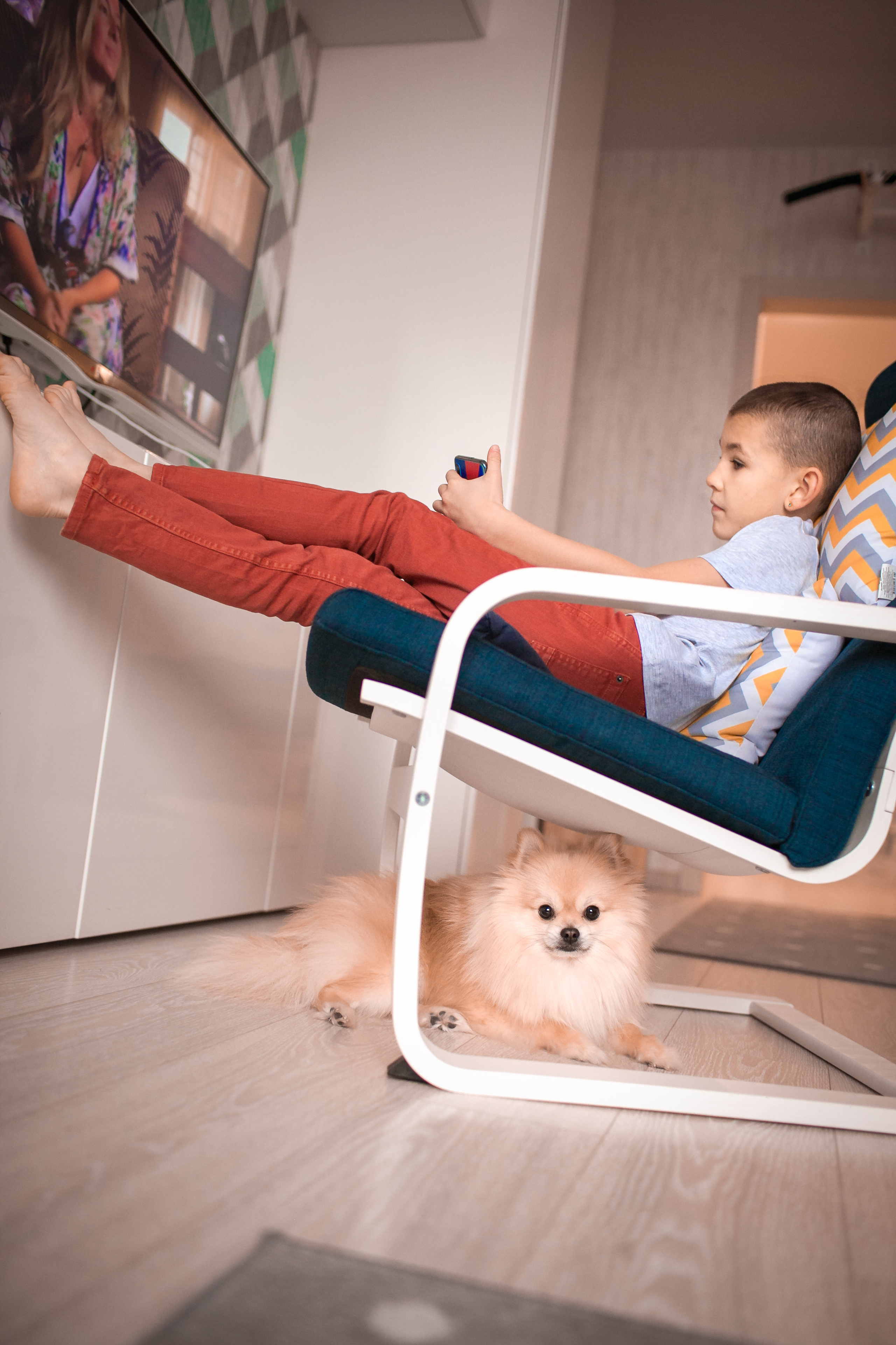 Ольга и ее большая семья. Домашняя история. Детский и семейный фотограф в Москве и московской области Елена Титова