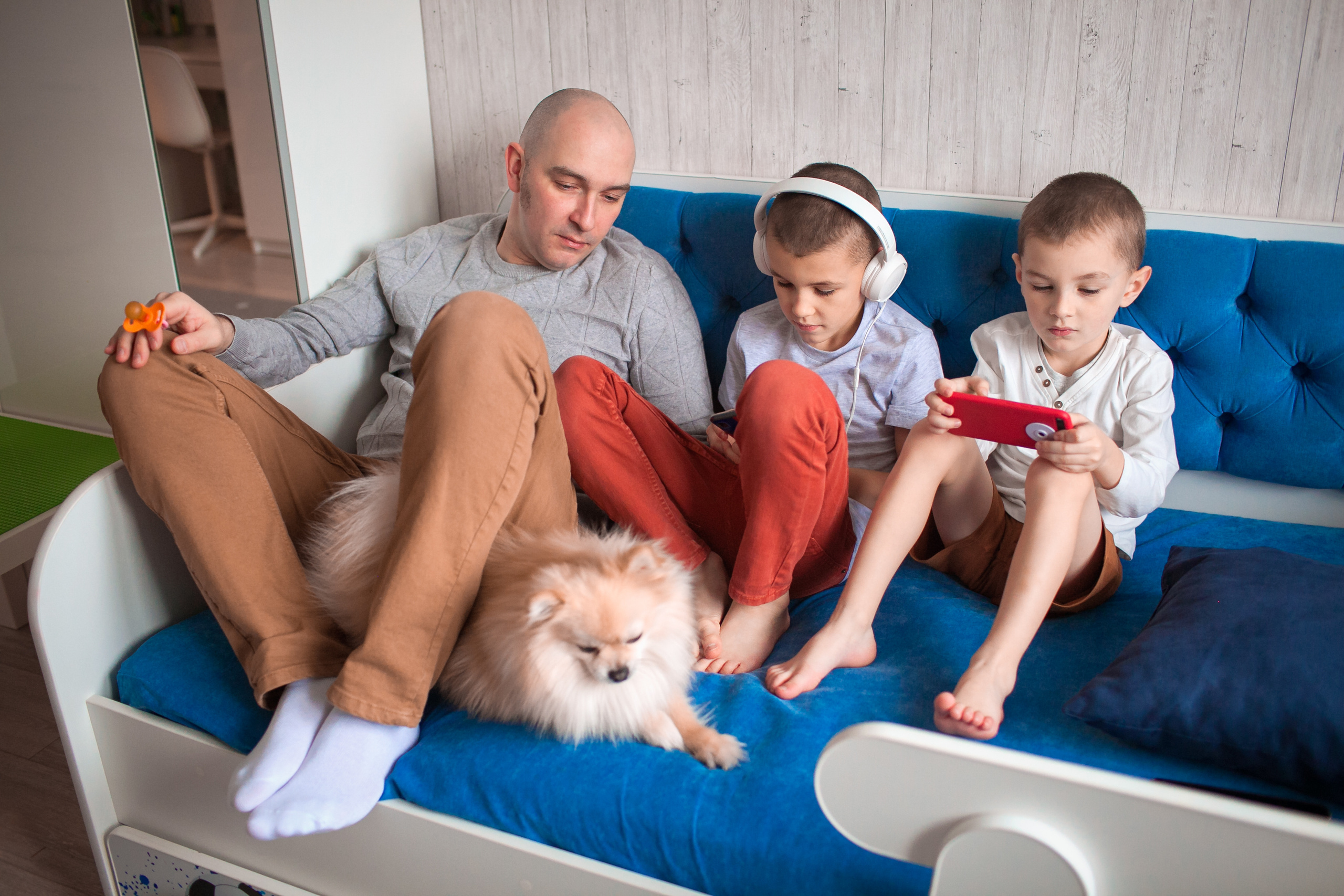 Ольга и ее большая семья. Домашняя история. Детский и семейный фотограф в Москве и московской области Елена Титова