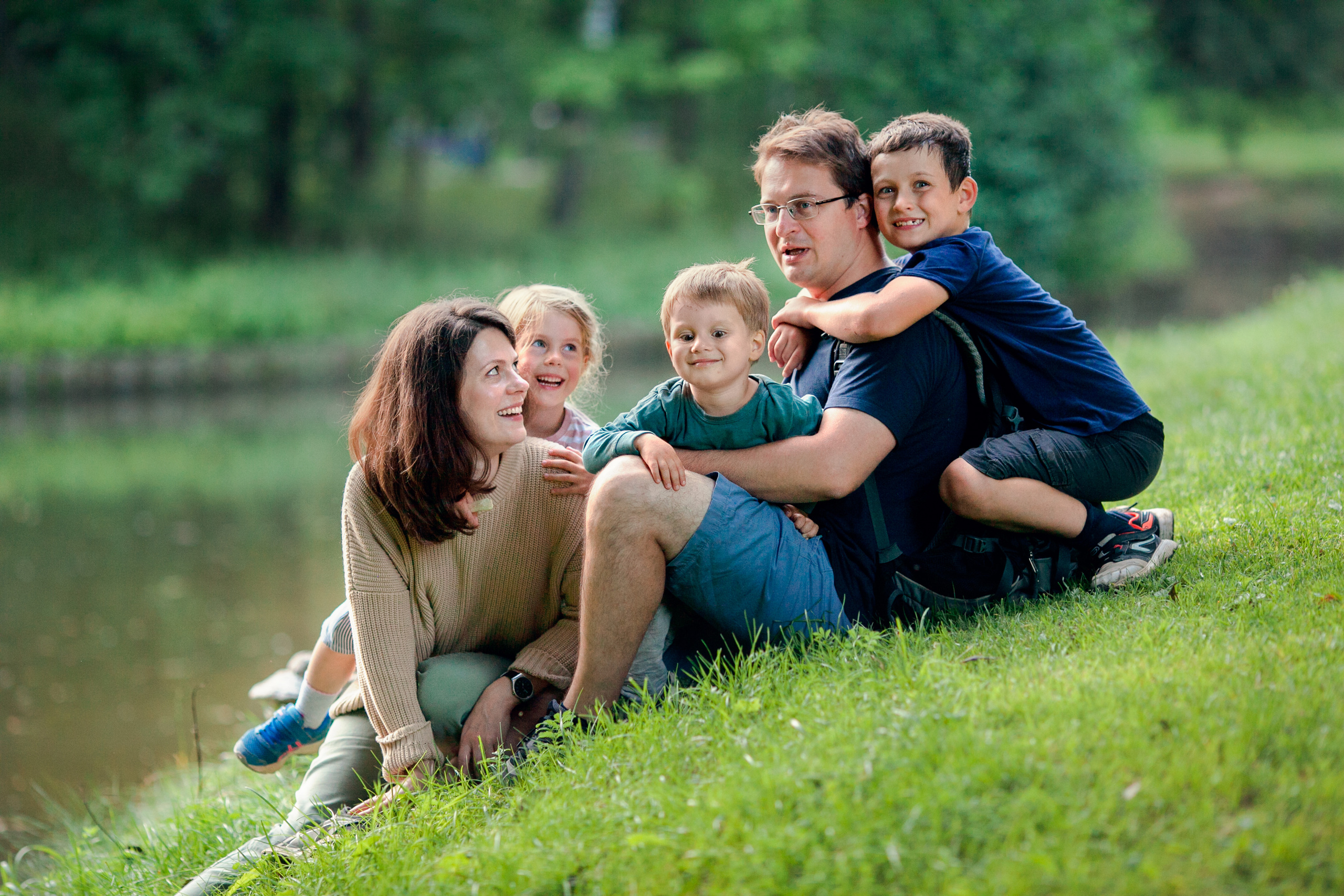 Елена, Иван, Коля, София и Алеша. Царицыно. Детский и семейный фотограф в Москве и московской области Елена Титова