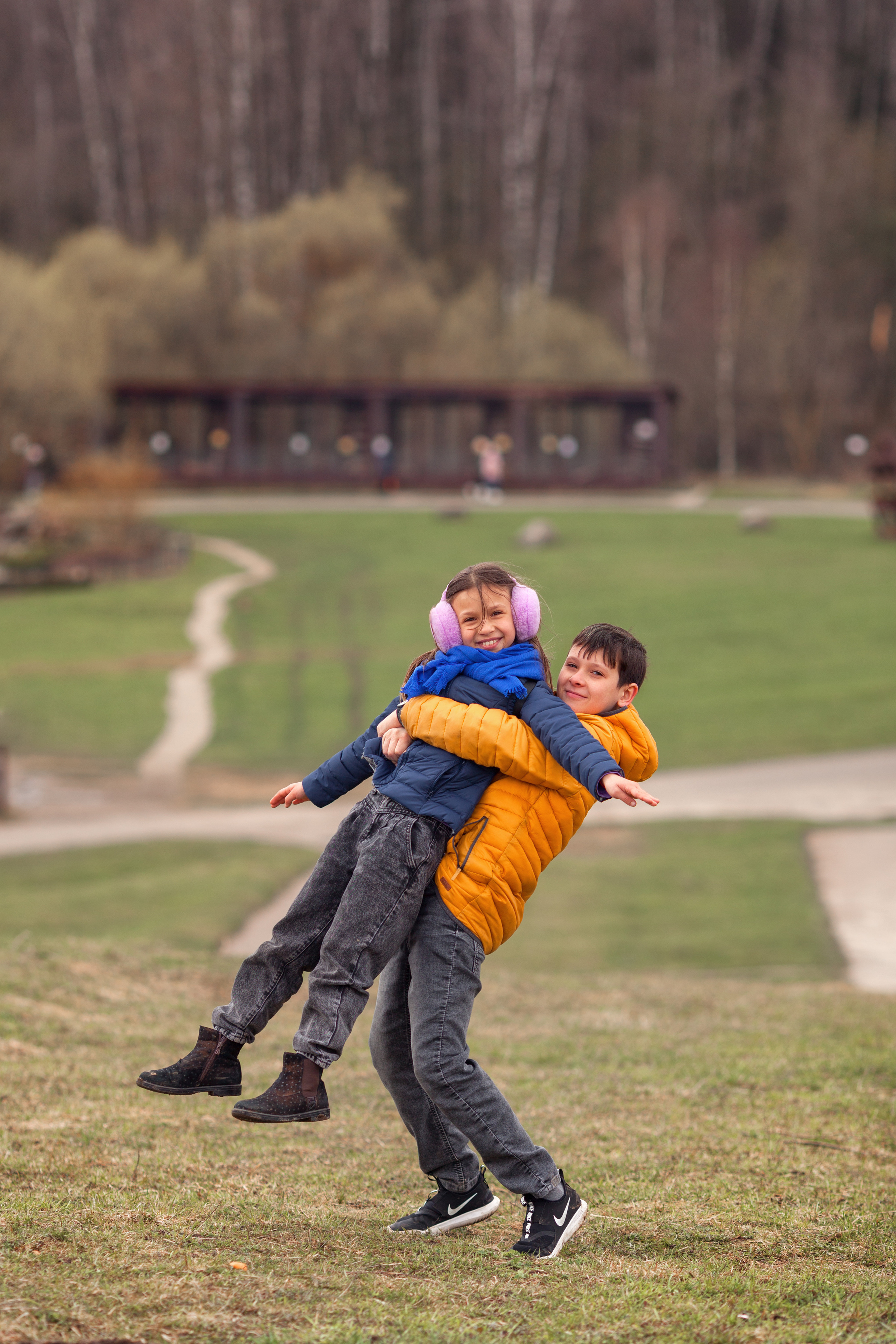 Алла, Гордей и Амелия. Парк Птиц. Детский и семейный фотограф в Москве и московской области Елена Титова