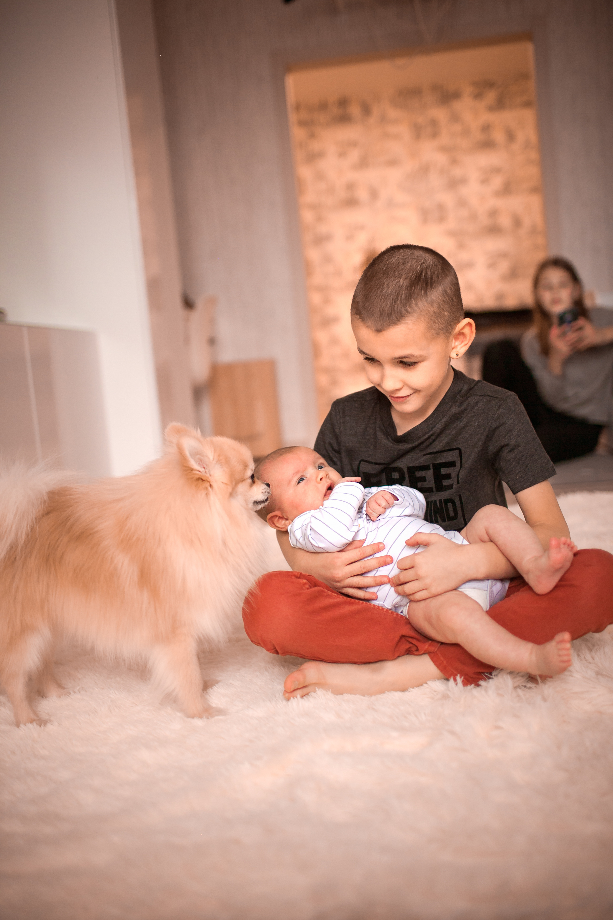 Ольга и ее большая семья. Домашняя история. Детский и семейный фотограф в Москве и московской области Елена Титова
