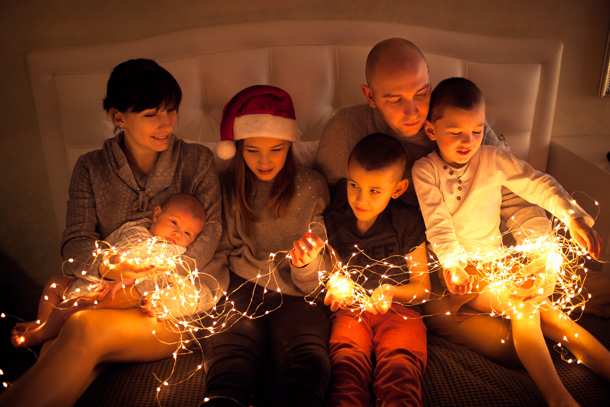 Ольга и ее большая семья. Домашняя история. Детский и семейный фотограф в Москве и московской области Елена Титова
