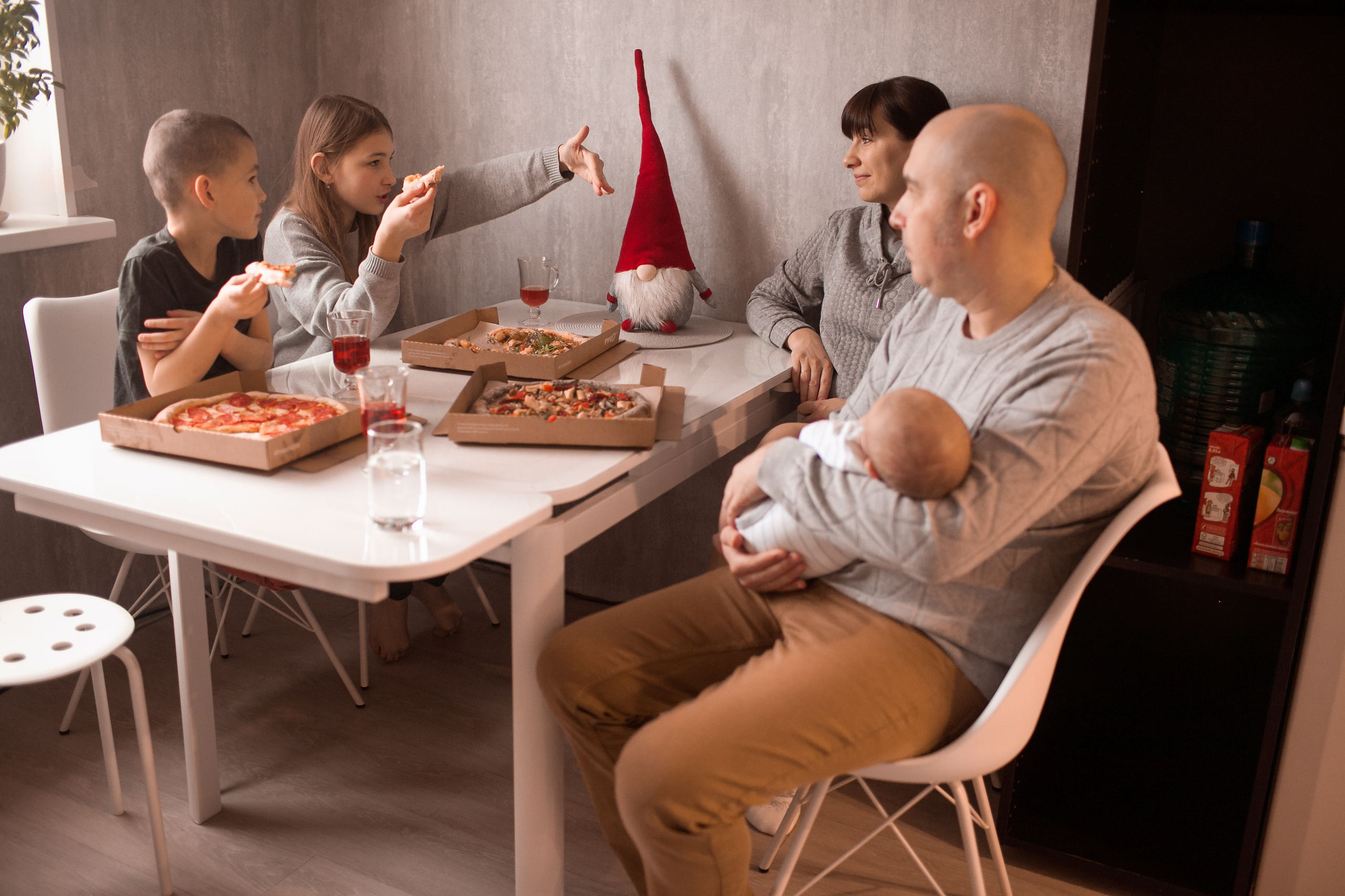 Ольга и ее большая семья. Домашняя история. Детский и семейный фотограф в Москве и московской области Елена Титова