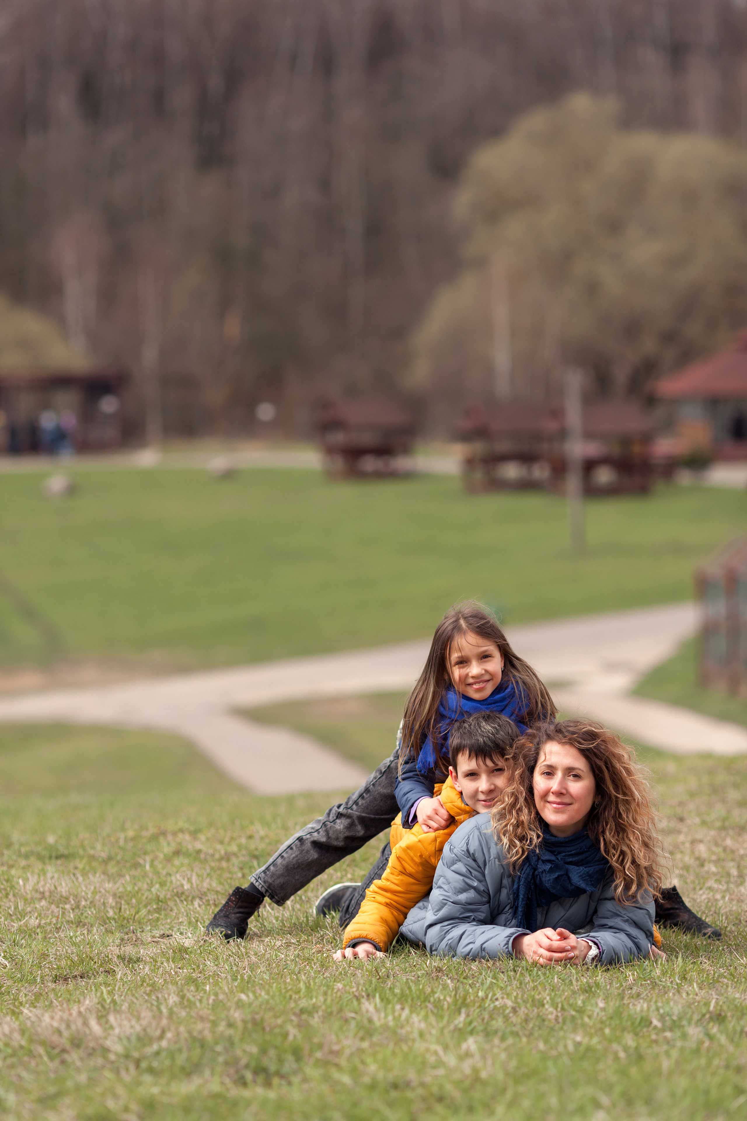 Алла, Гордей и Амелия. Парк Птиц. Детский и семейный фотограф в Москве и московской области Елена Титова