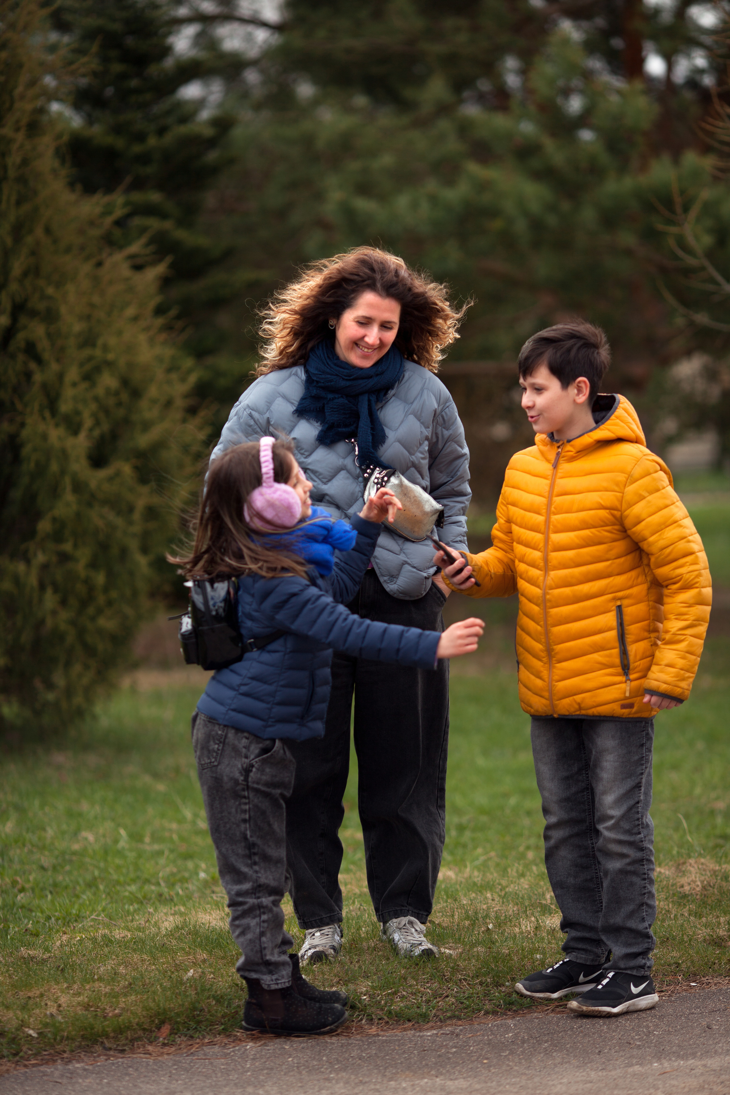 Алла, Гордей и Амелия. Парк Птиц. Детский и семейный фотограф в Москве и московской области Елена Титова