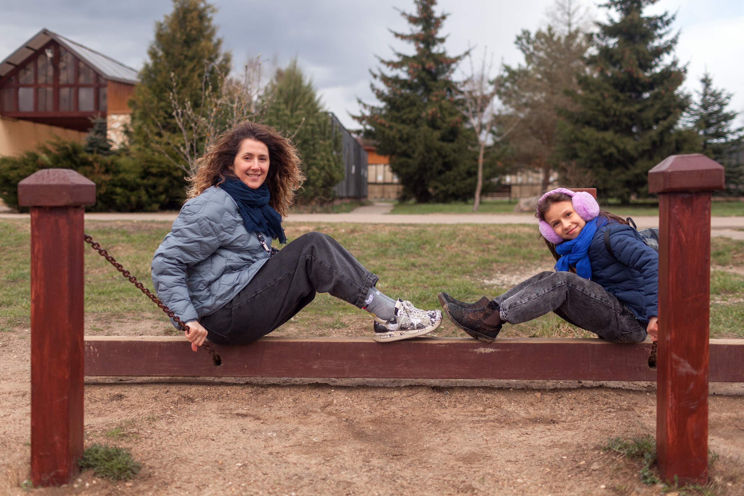 Алла, Гордей и Амелия. Парк Птиц. Детский и семейный фотограф в Москве и московской области Елена Титова