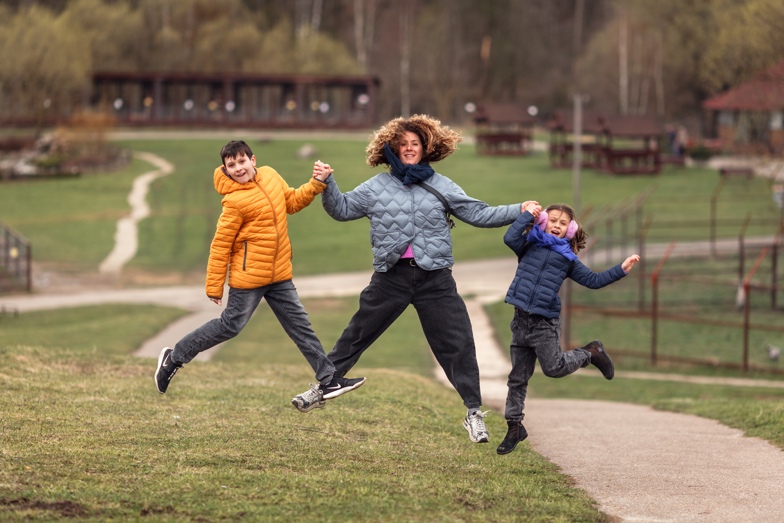 Алла, Гордей и Амелия. Парк Птиц. Детский и семейный фотограф в Москве и московской области Елена Титова