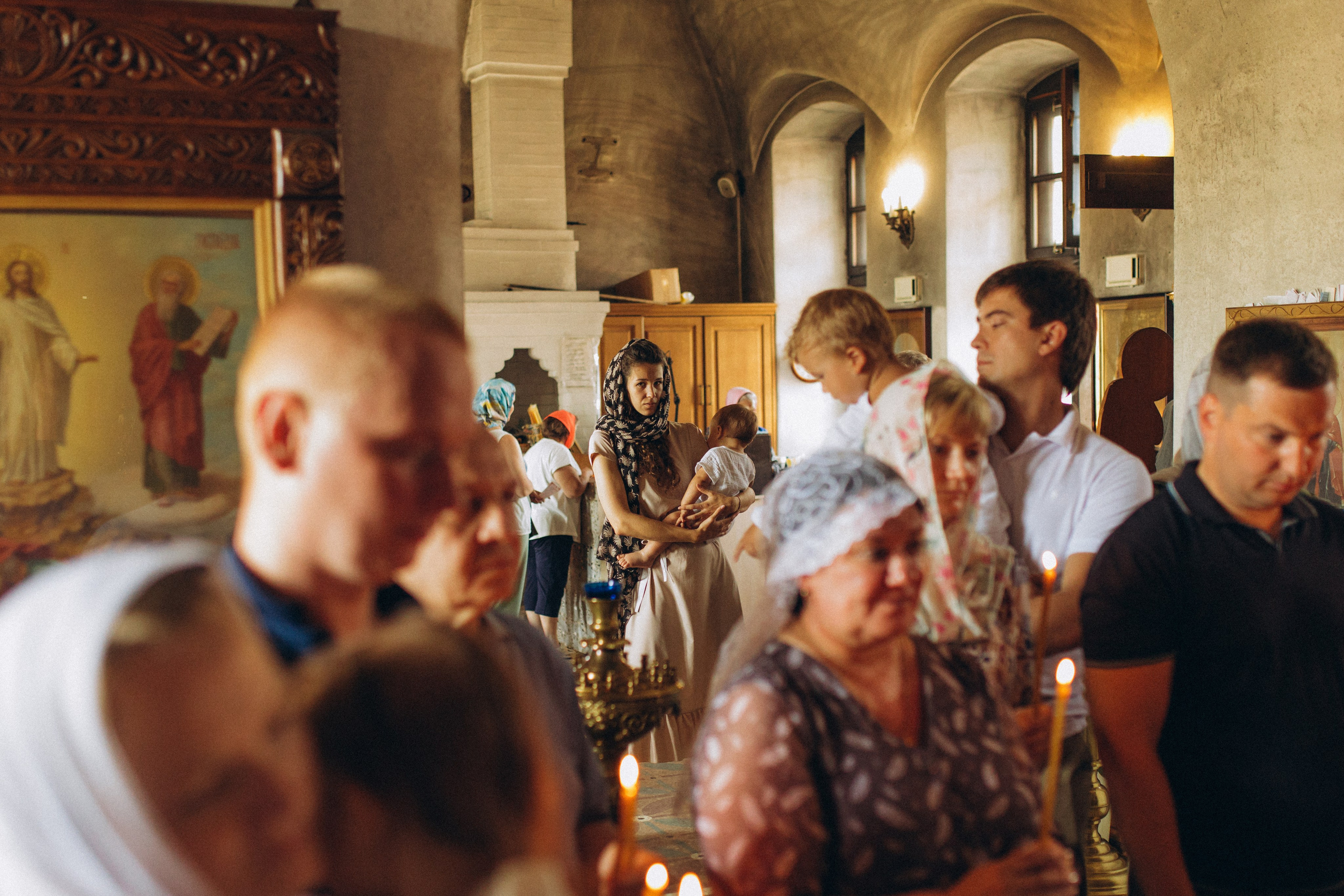 Крещение Марии. Семейный фотограф в Обнинске