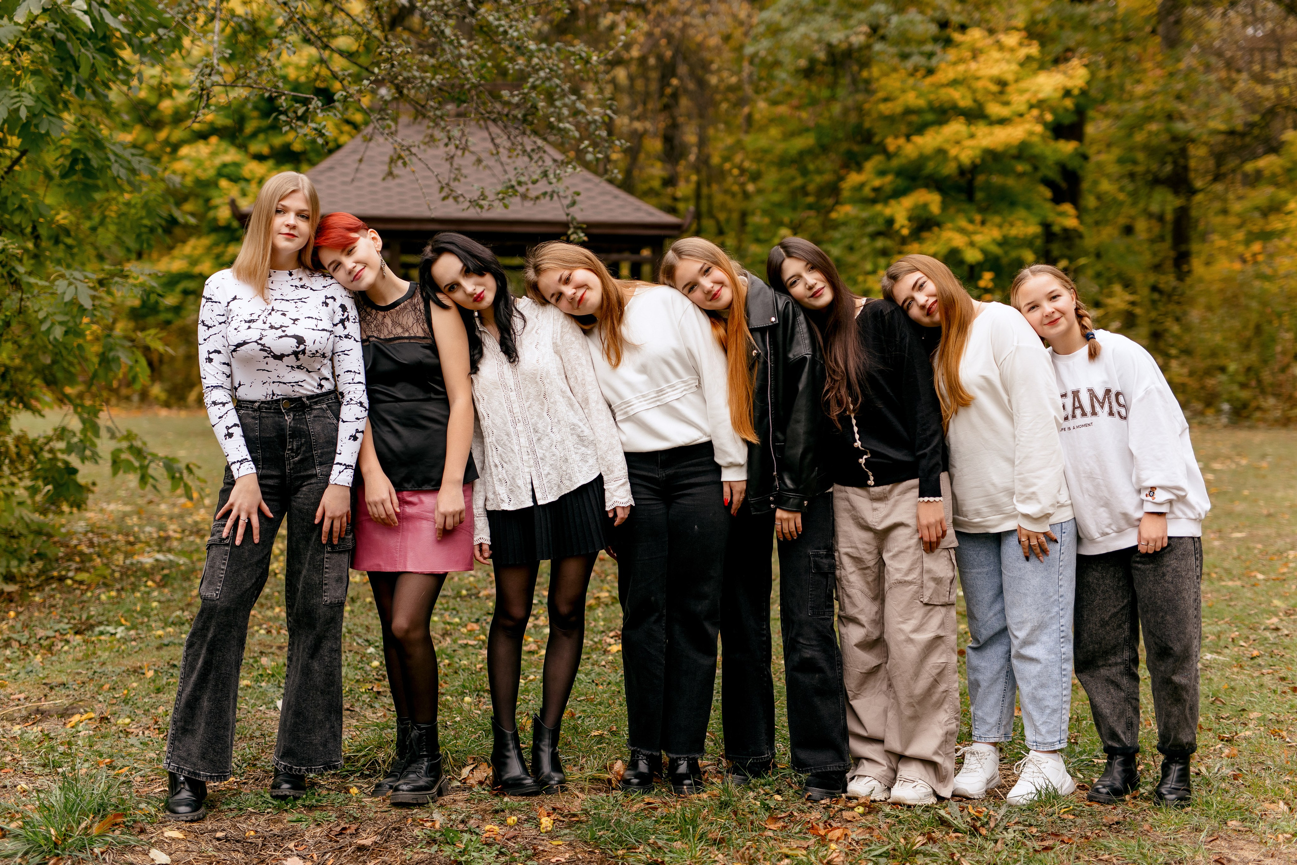 11 класс осенью в роще. Свадебный и семейный фотограф в Туле и области Маша Костина