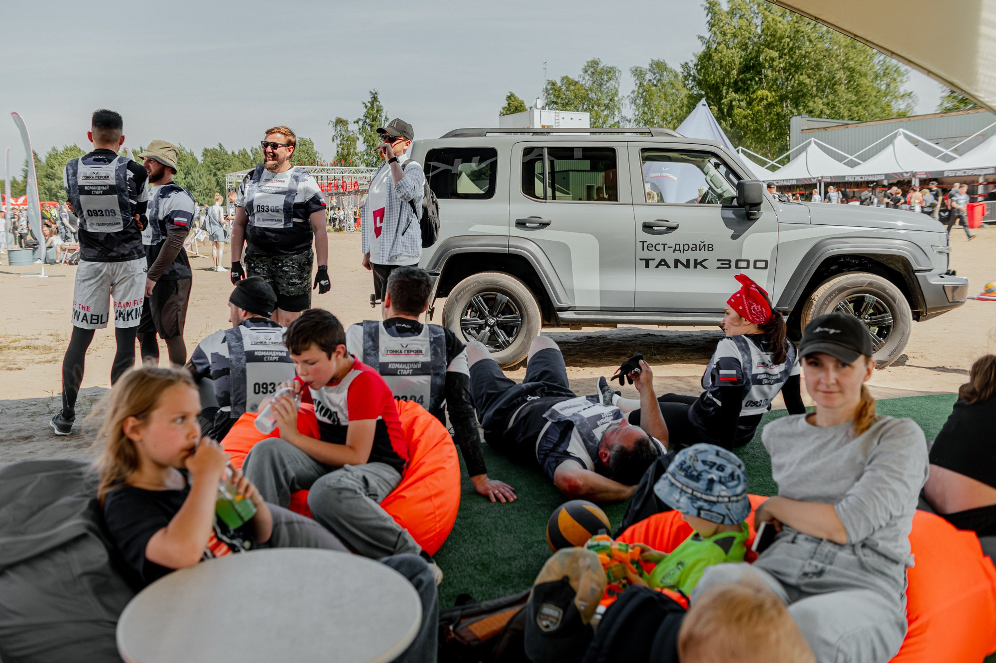 Тест-драйв TANK на Гонке Героев. Night2Day Санкт-Петербург