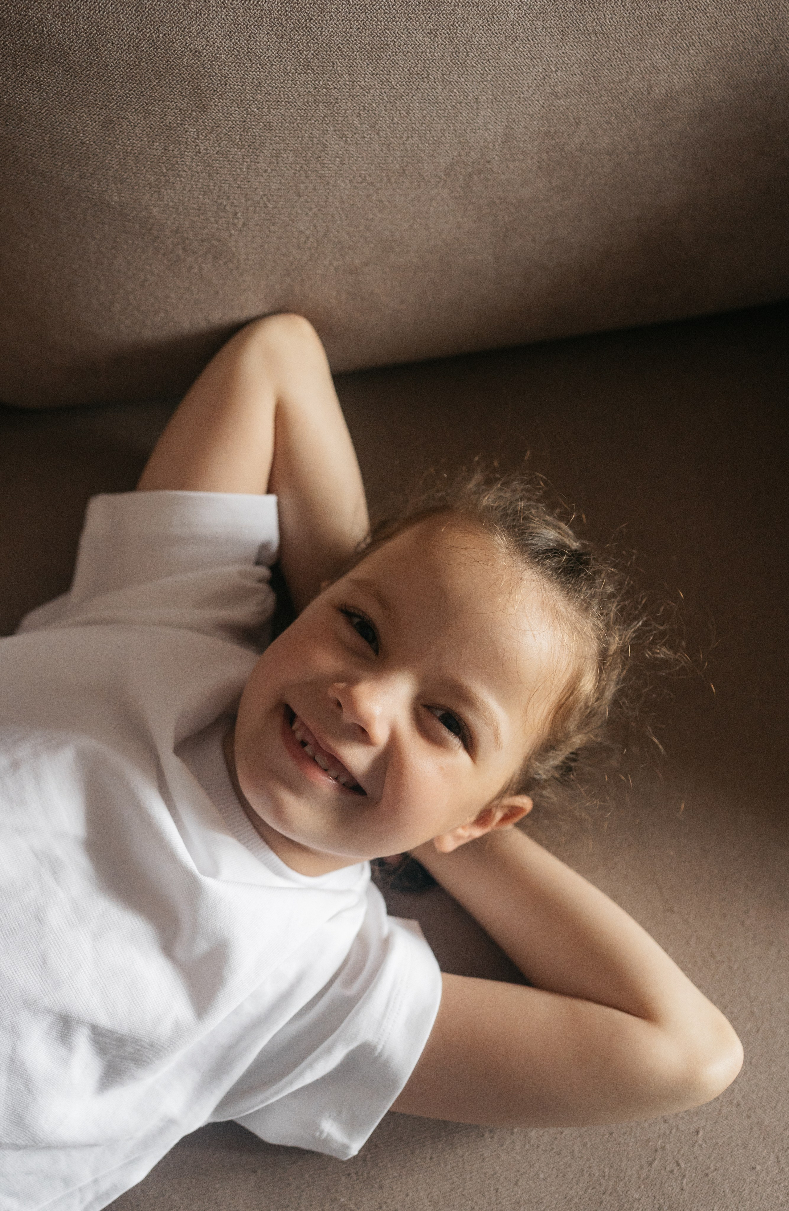 Домашняя съемка с малышом 2 месяца. Семейный фотограф Тюмень