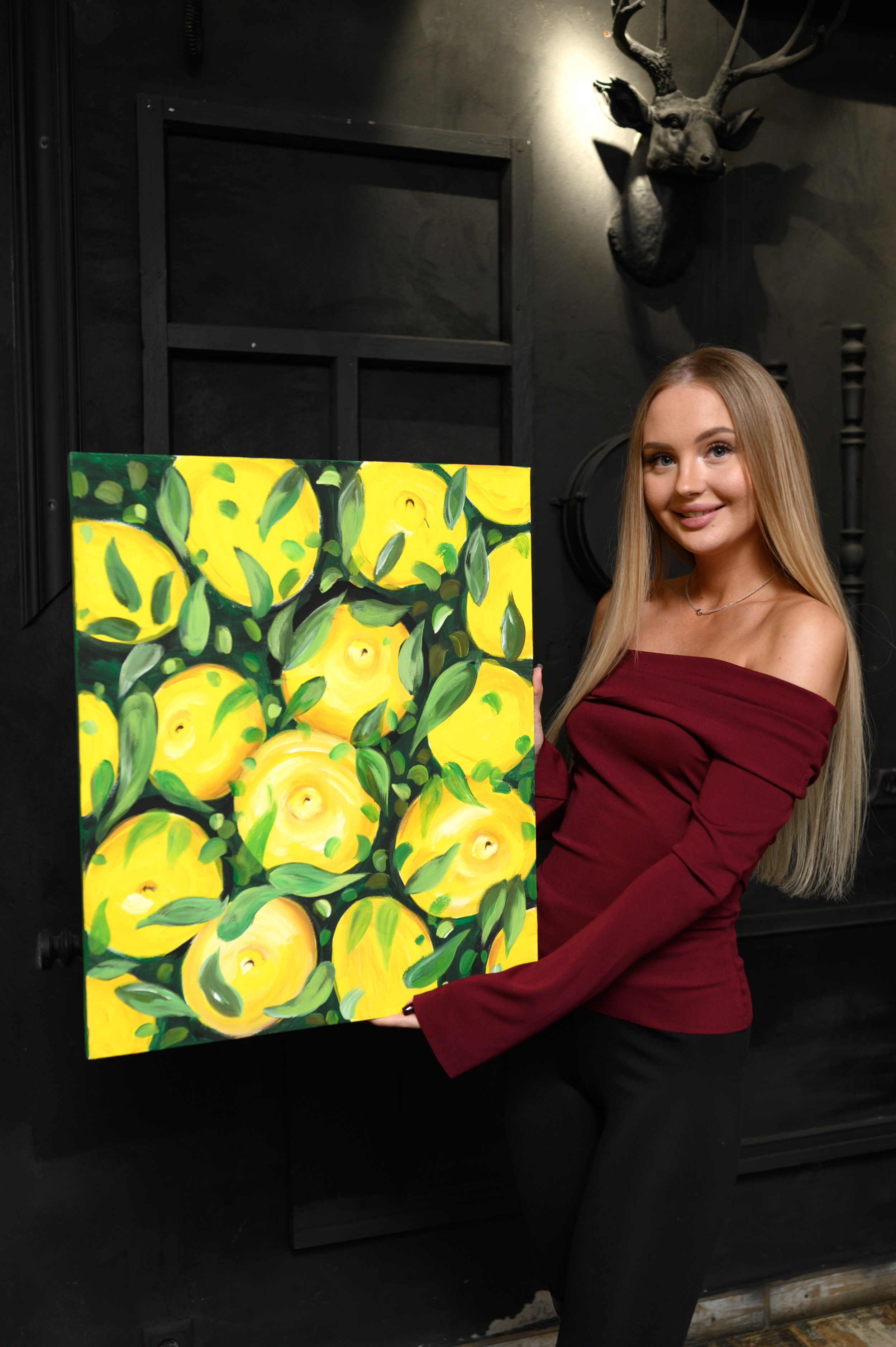 Репортаж с художественного мастер-класса в ресторане Казани