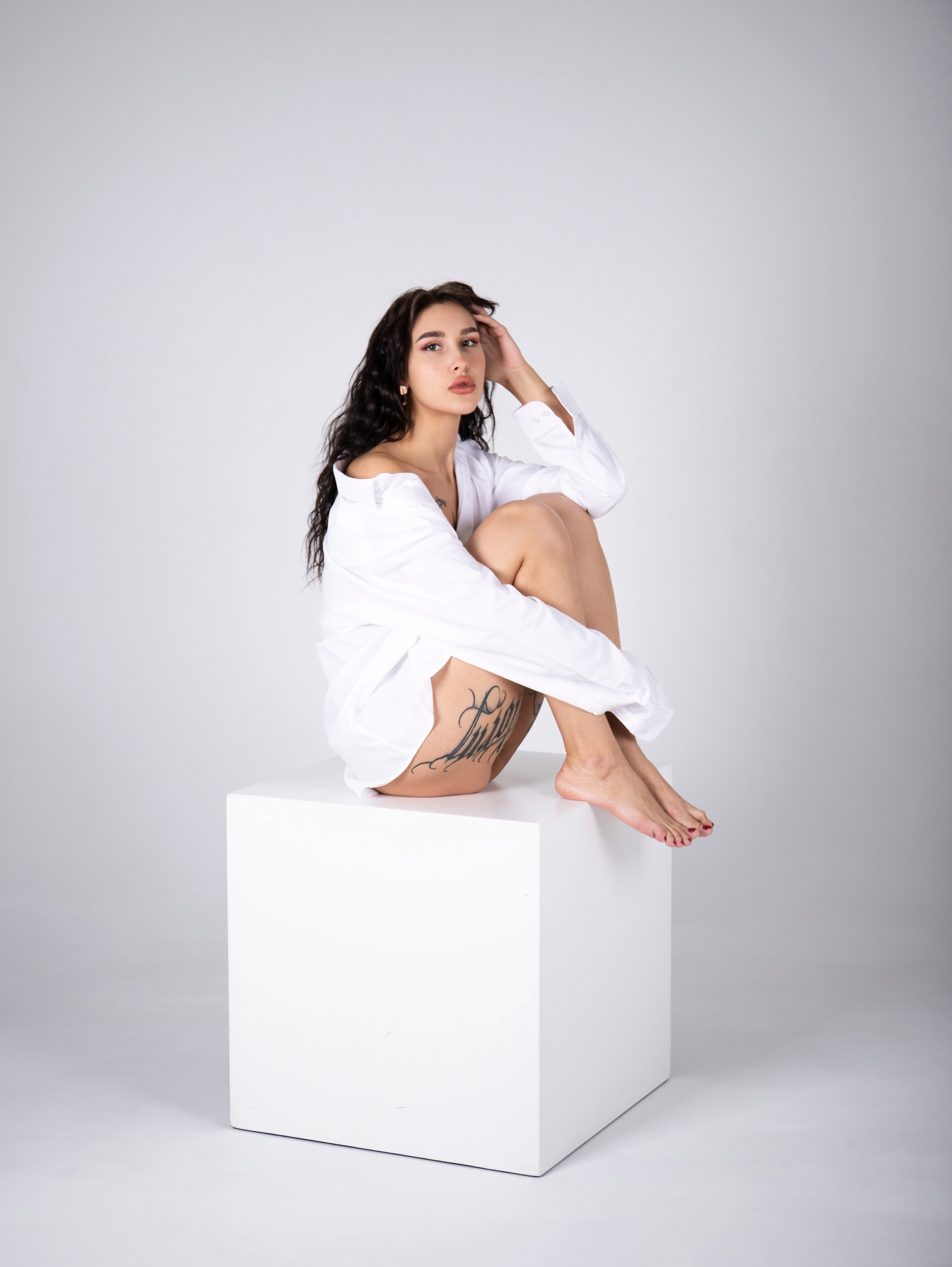 На циклораме. Свадебный и семейный фотограф в Москве Мила Широких