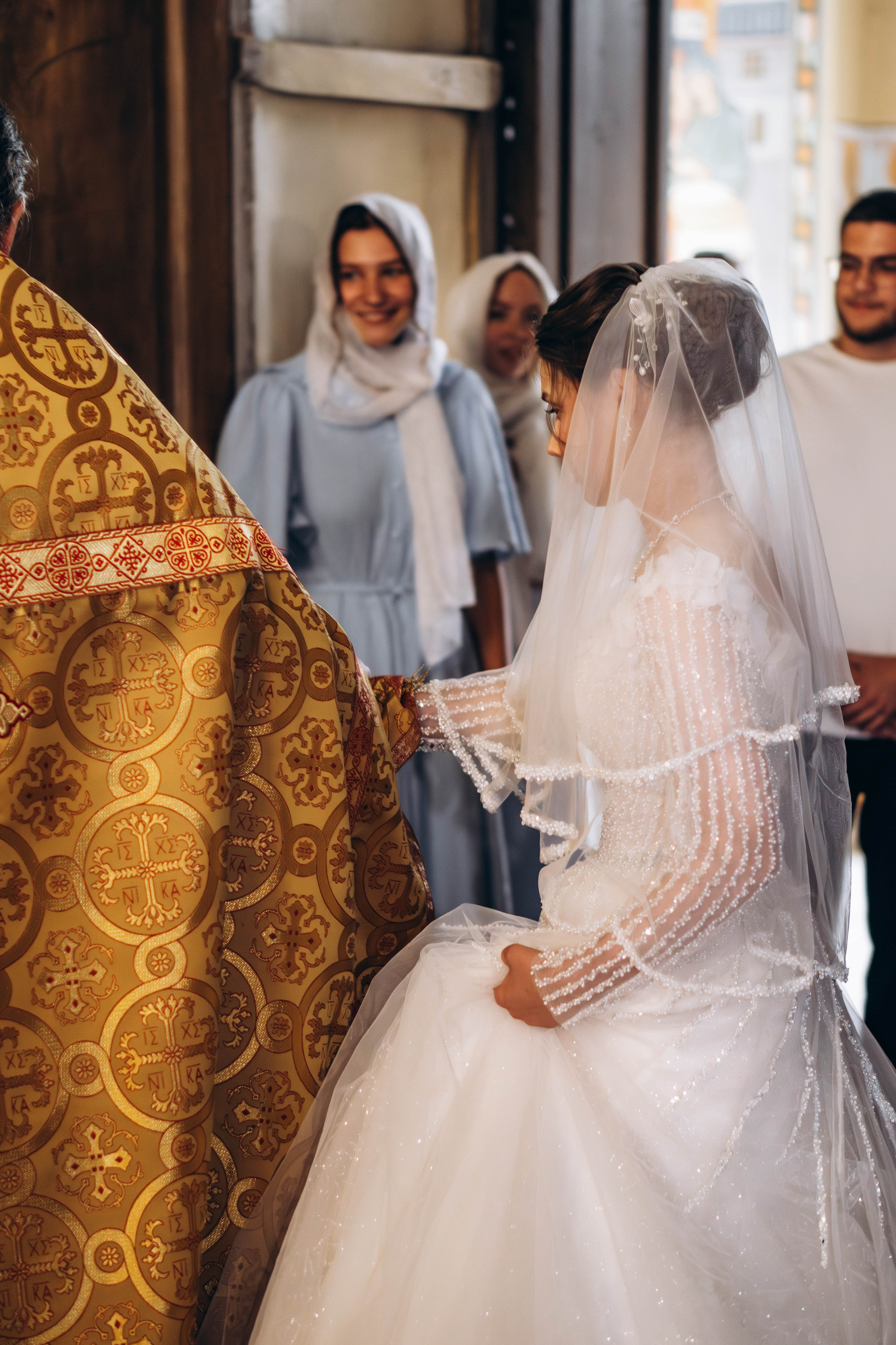 Венчание Поликарпа и Антонины Церковь Рождества Христова. Фотограф Москва Валерия Веденина