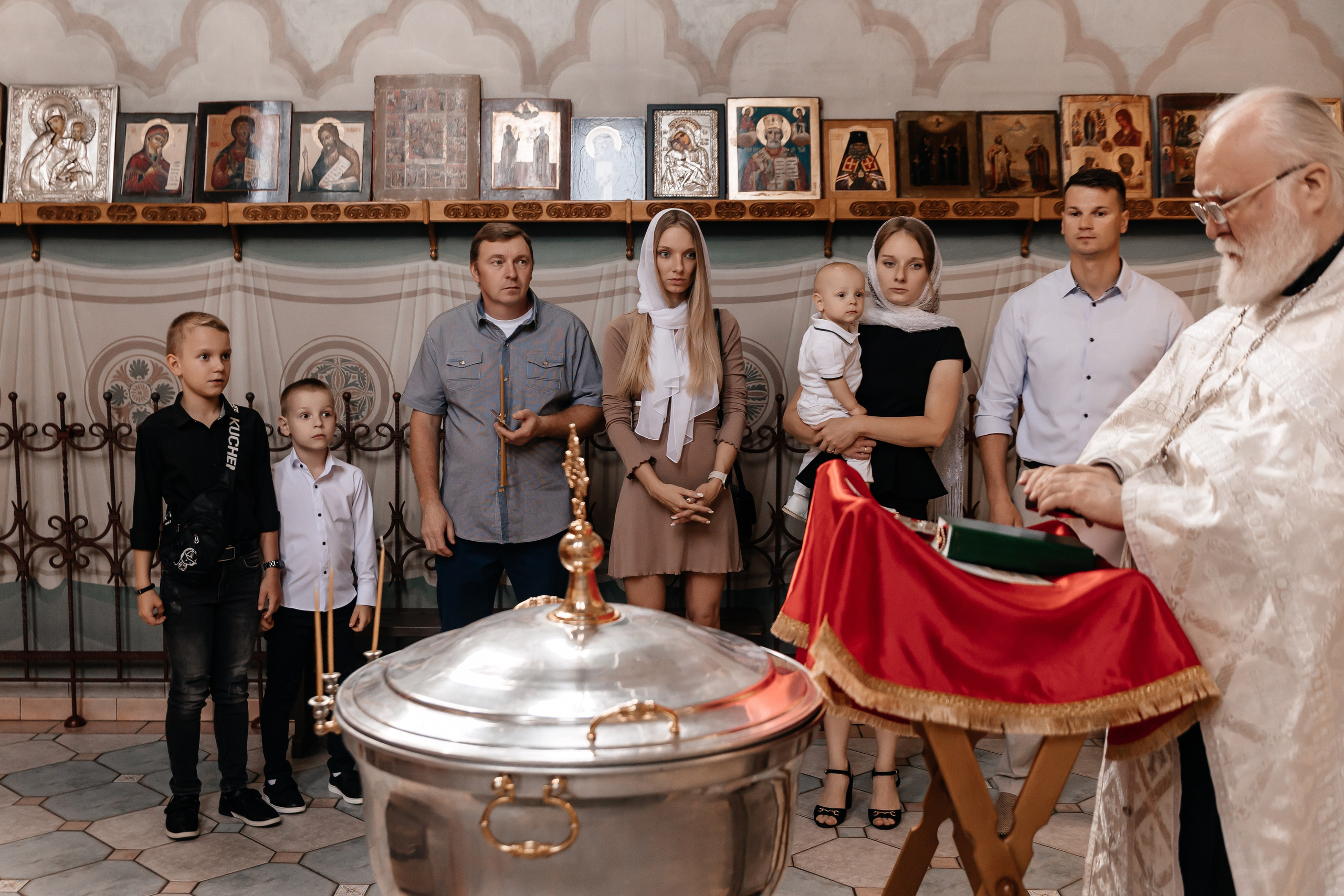 Крещение Леши. Семейный фотограф Минск Усова Ольга