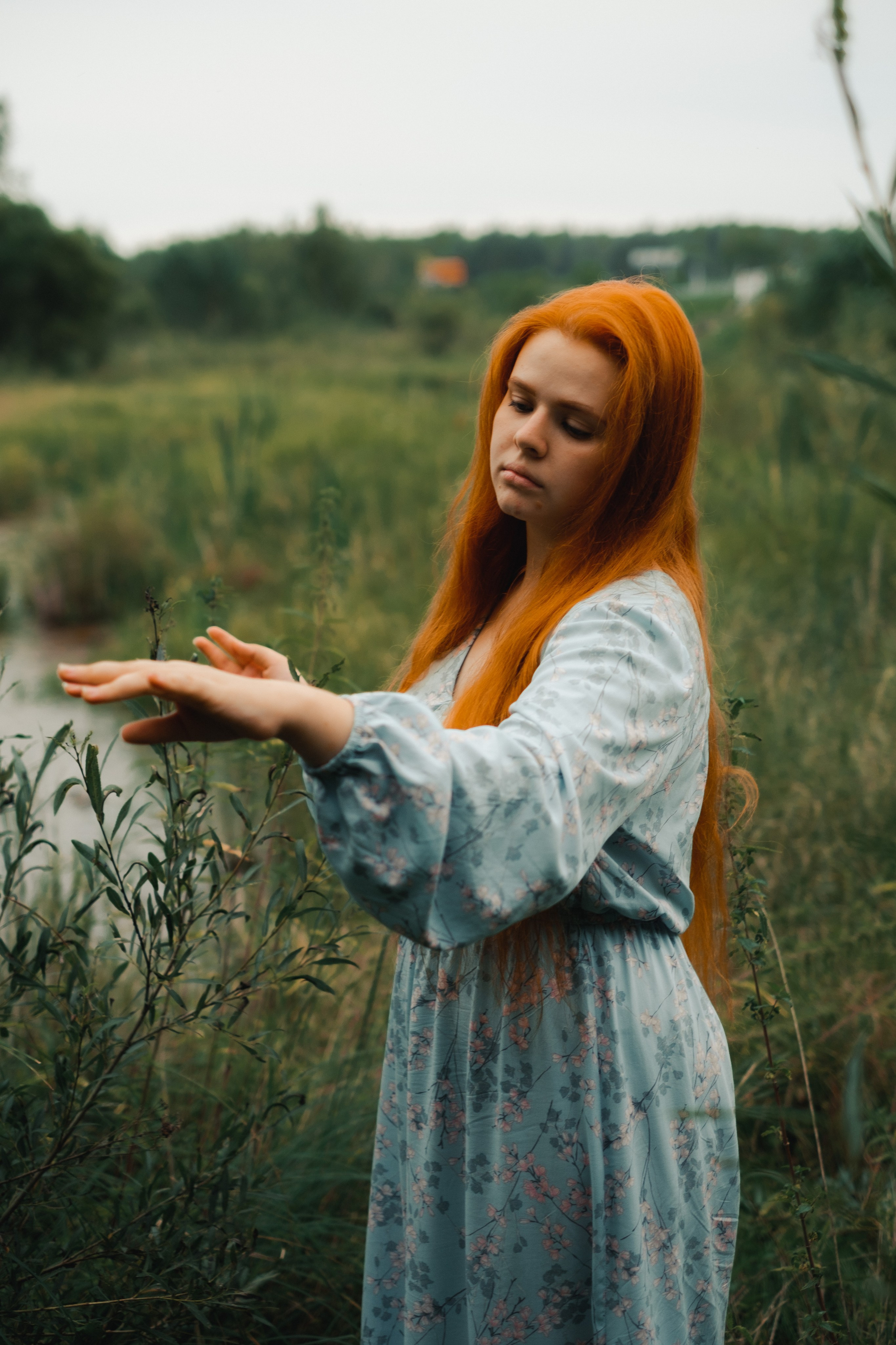 Мария и козы. Фотограф Благовещенска Яна