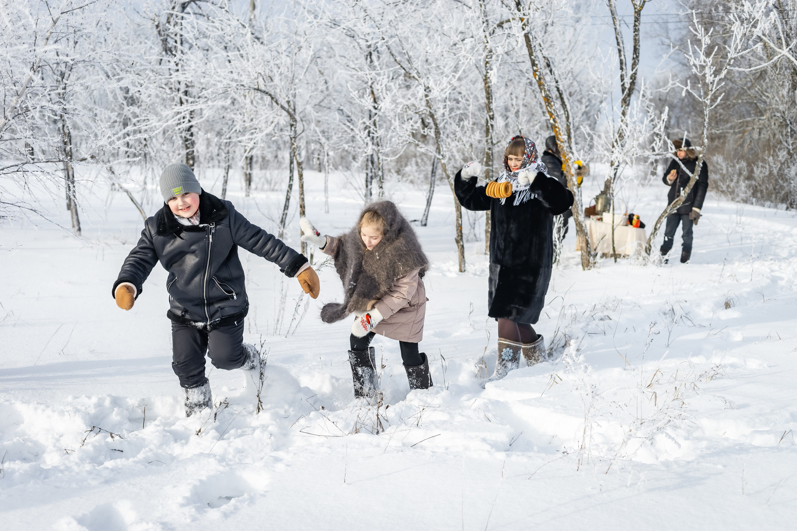 Зимняя в русском народном стиле. Ольга Плаксина фотограф в Саратове