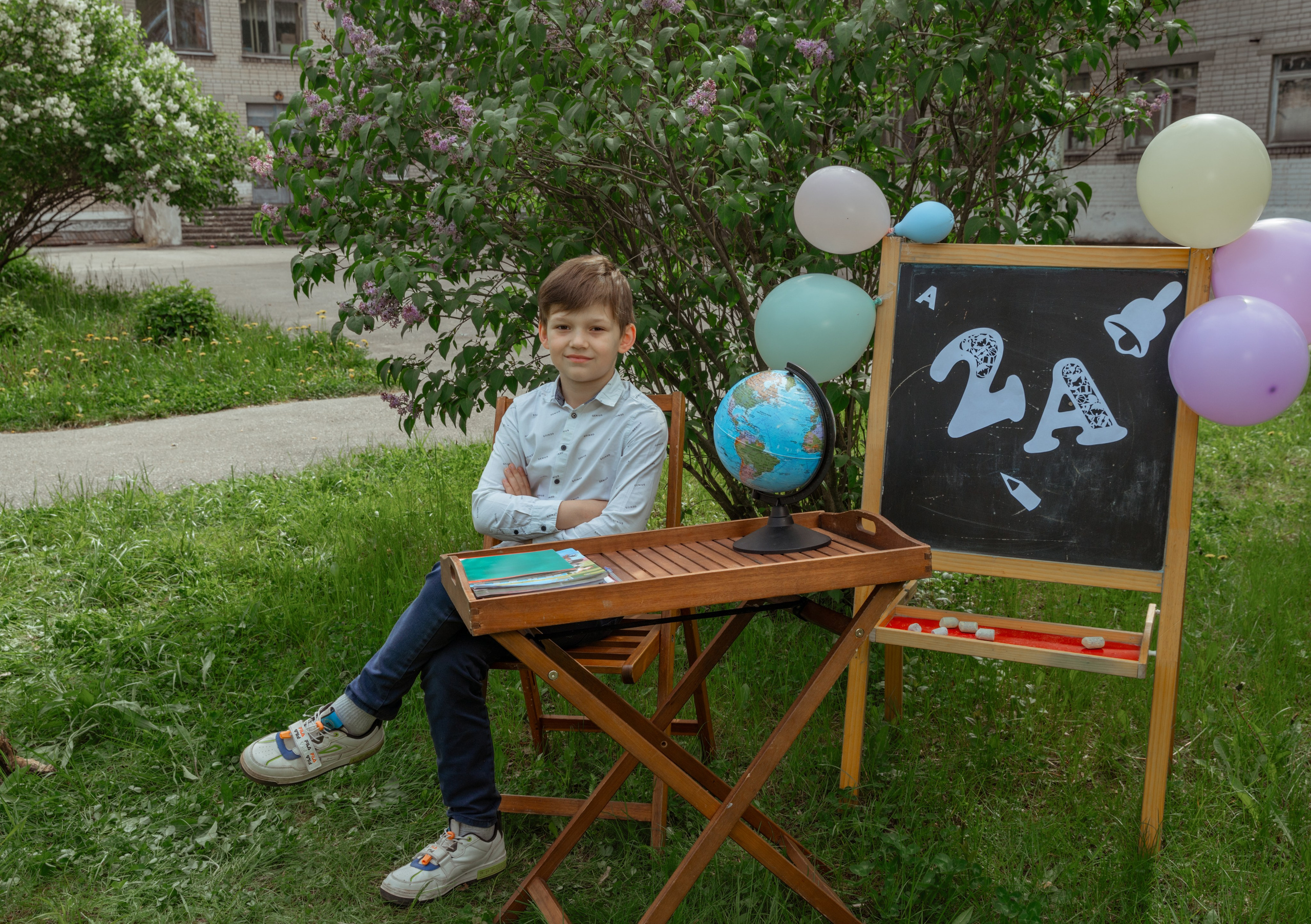 Школьная фотозона. Семейный и детский фотограф в Нижнем Новгороде