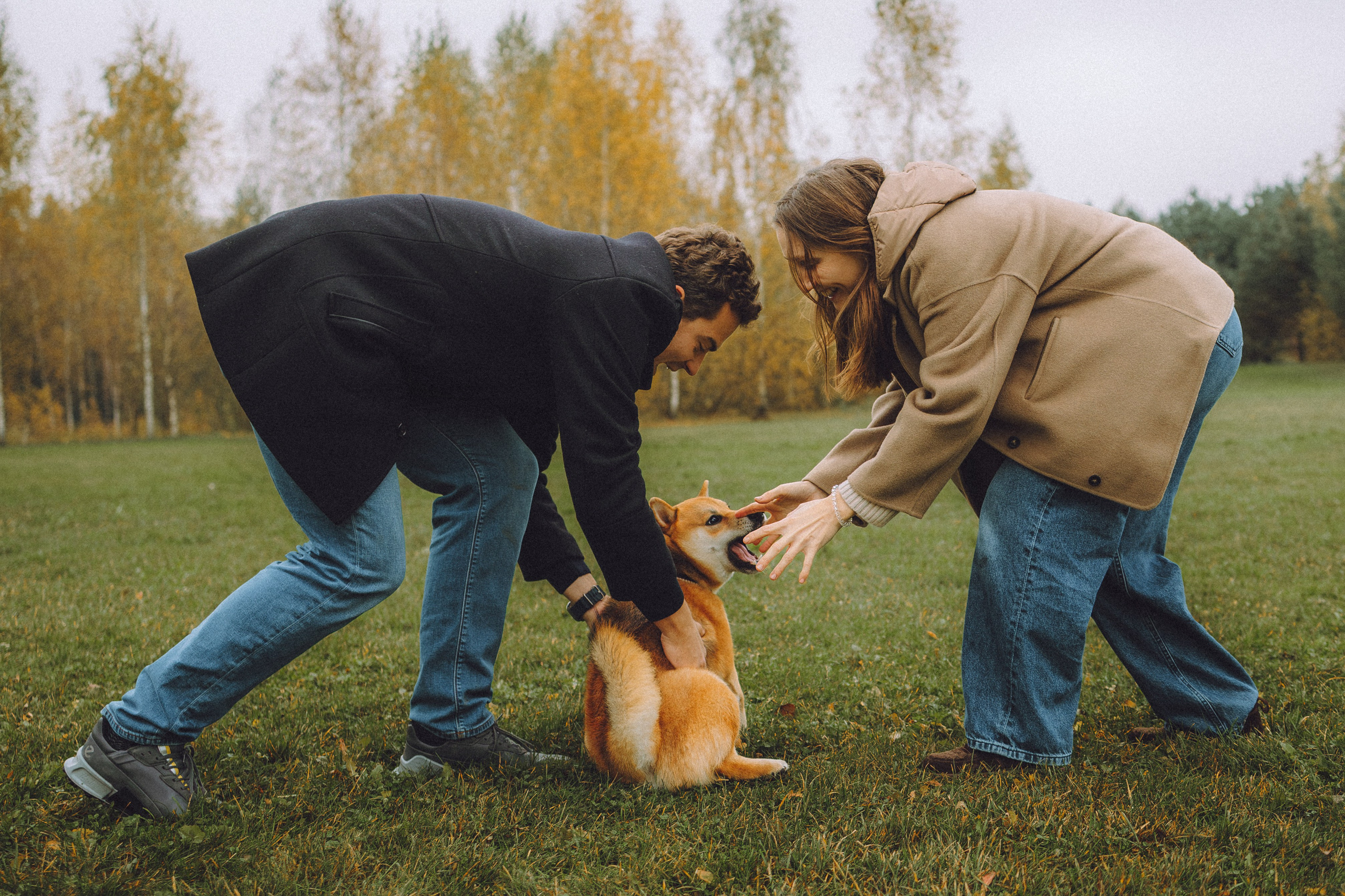 Настя, Юра и Скай