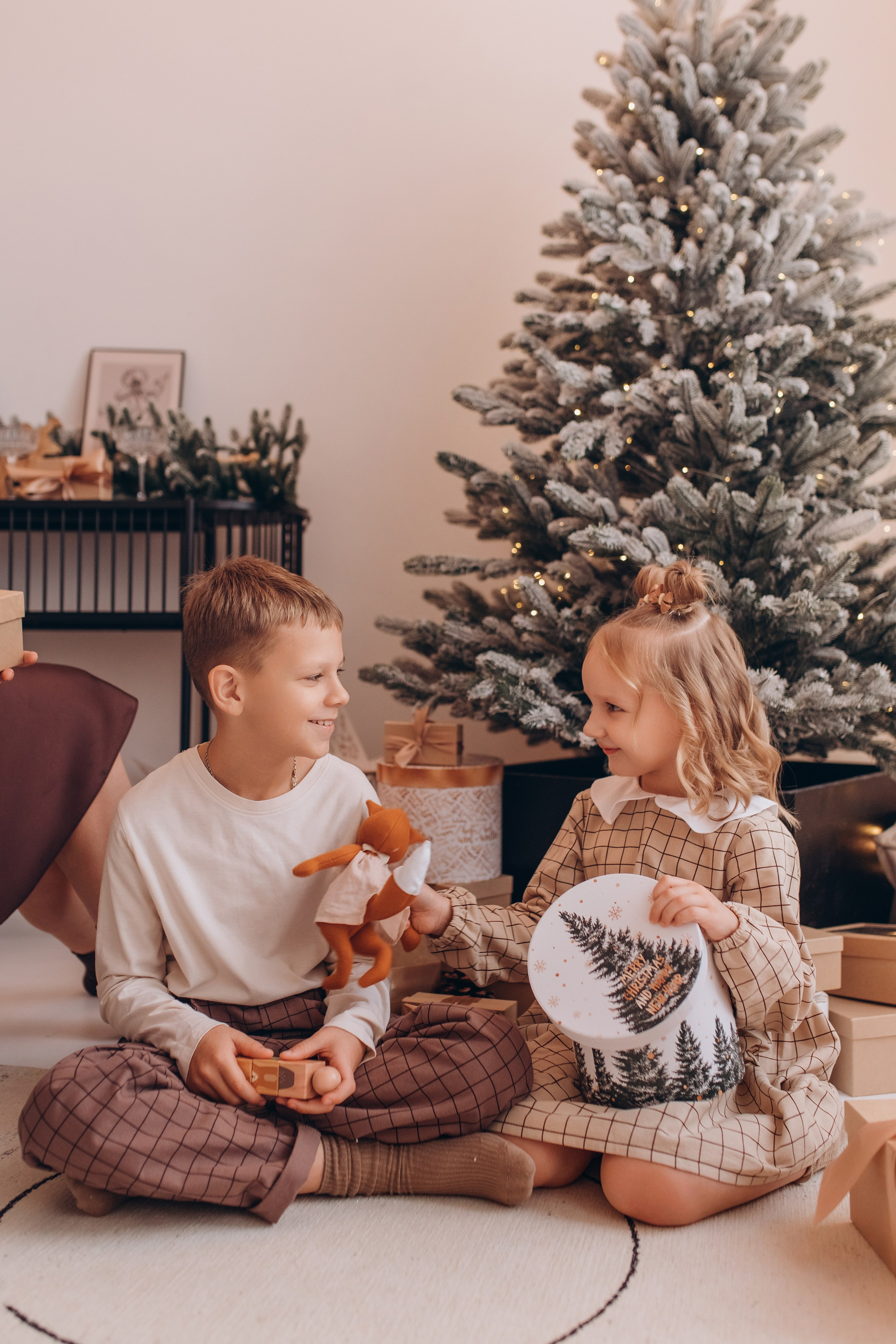 Новогодняя история для семьи Тищенко. Валентина Удалая — семейный и портретный фотограф в Брянске